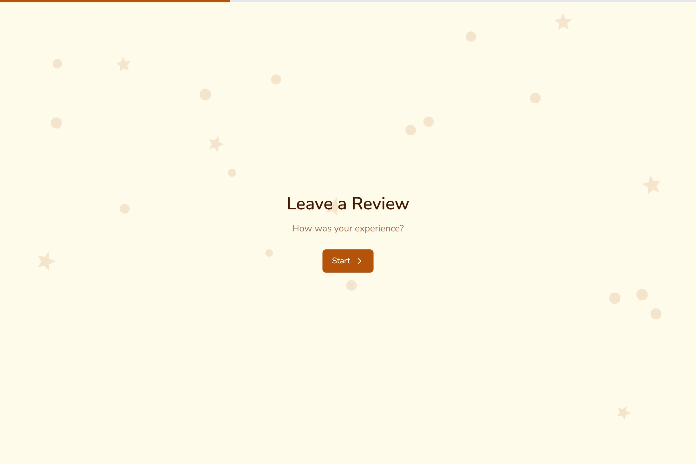 Leave a Review template preview