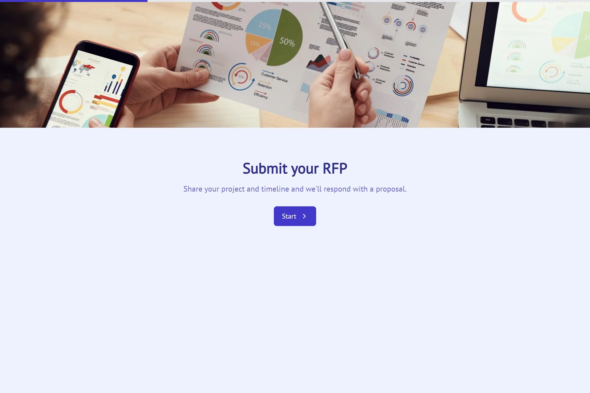 RFP Submission template preview