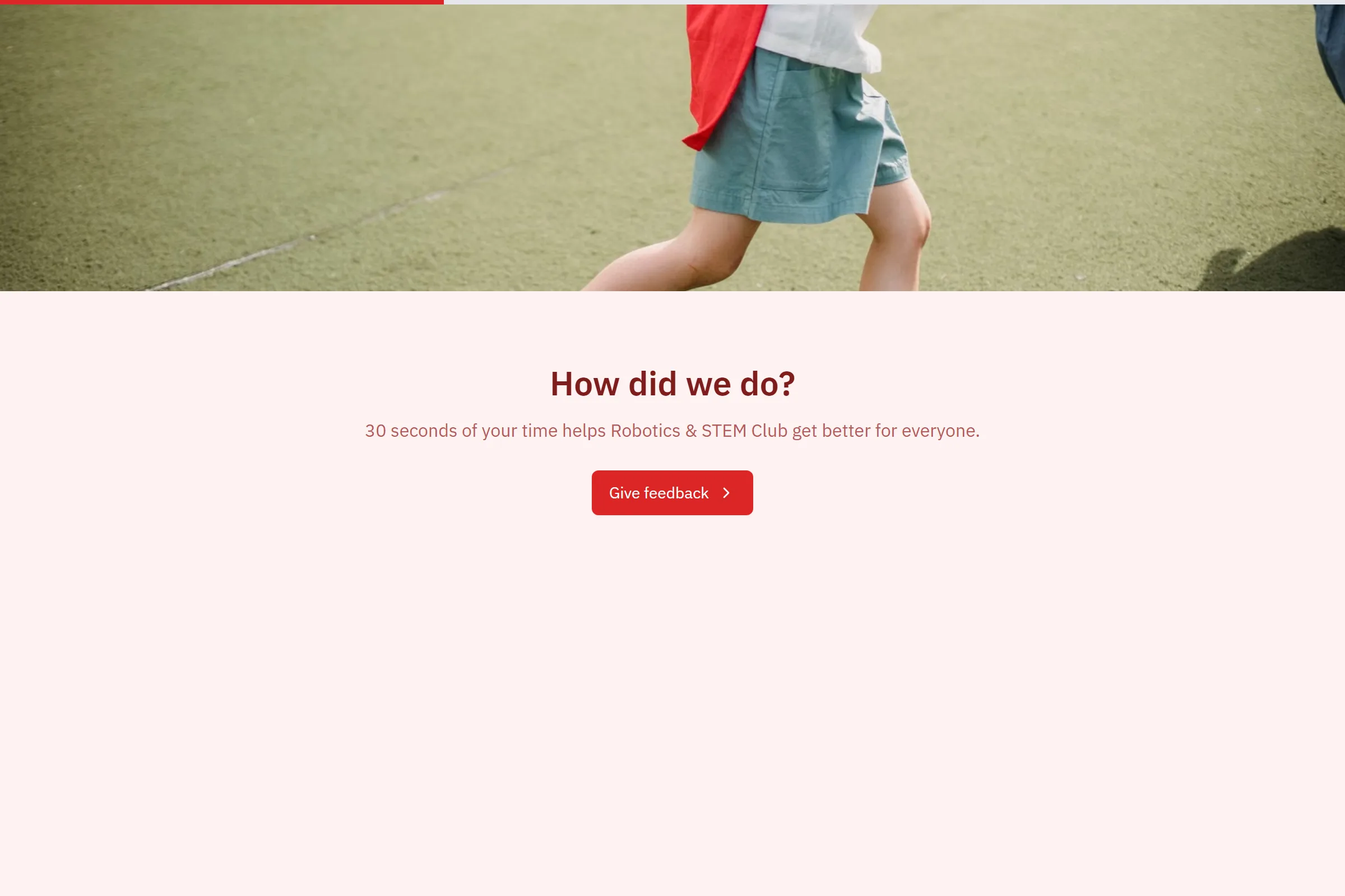 Robotics & STEM Club Quick Feedback template preview