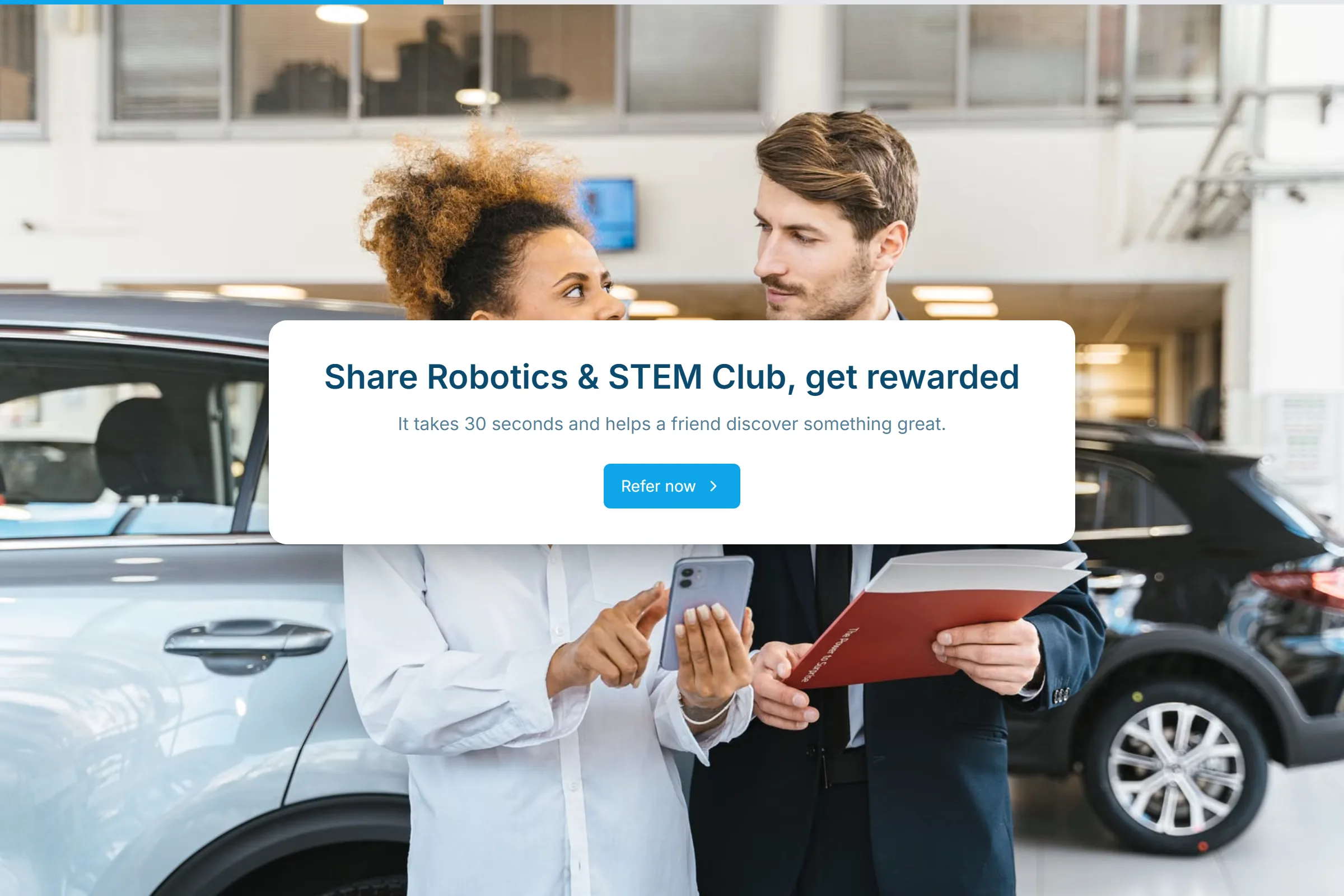 Robotics & STEM Club Referral Form template preview