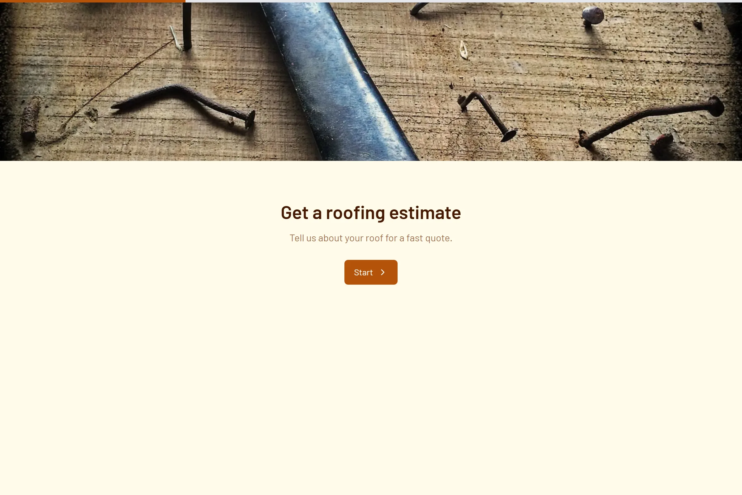 Roofing Estimate template preview