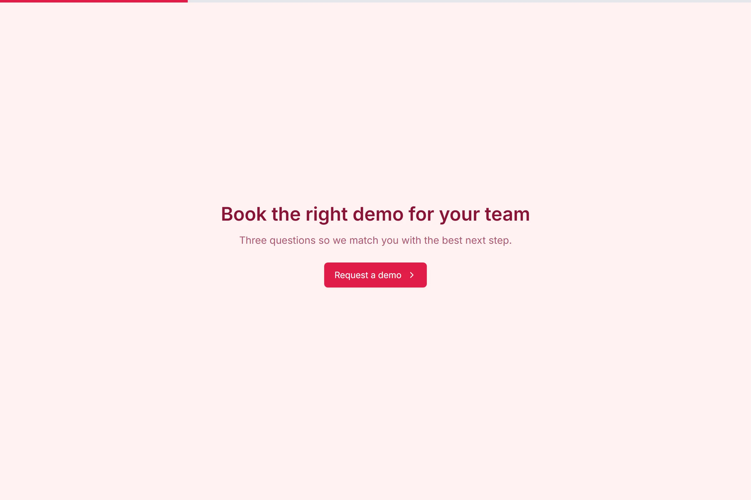 SaaS Demo Request Qualifier template preview