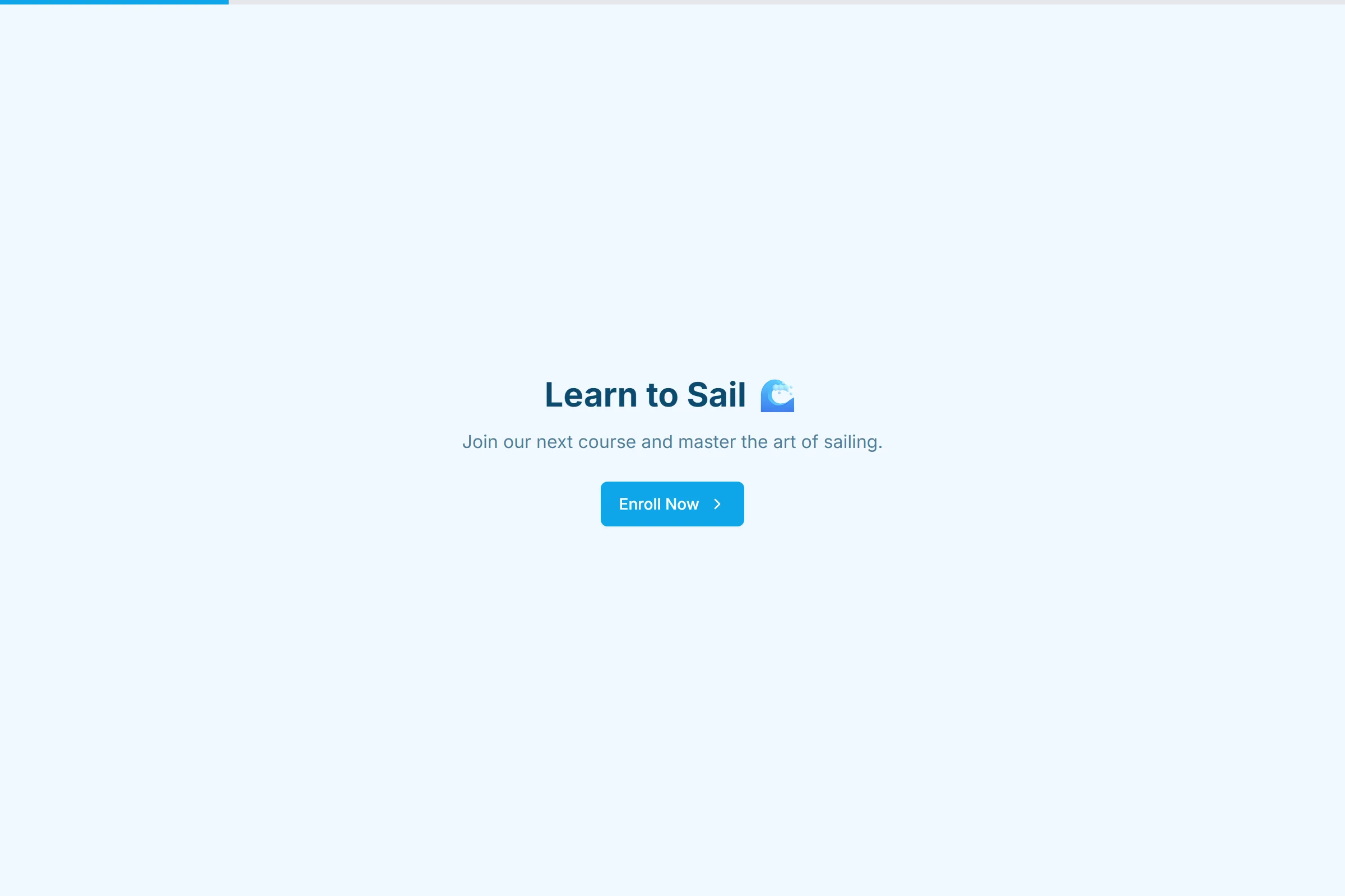 Sailing Lessons Enrollment template preview