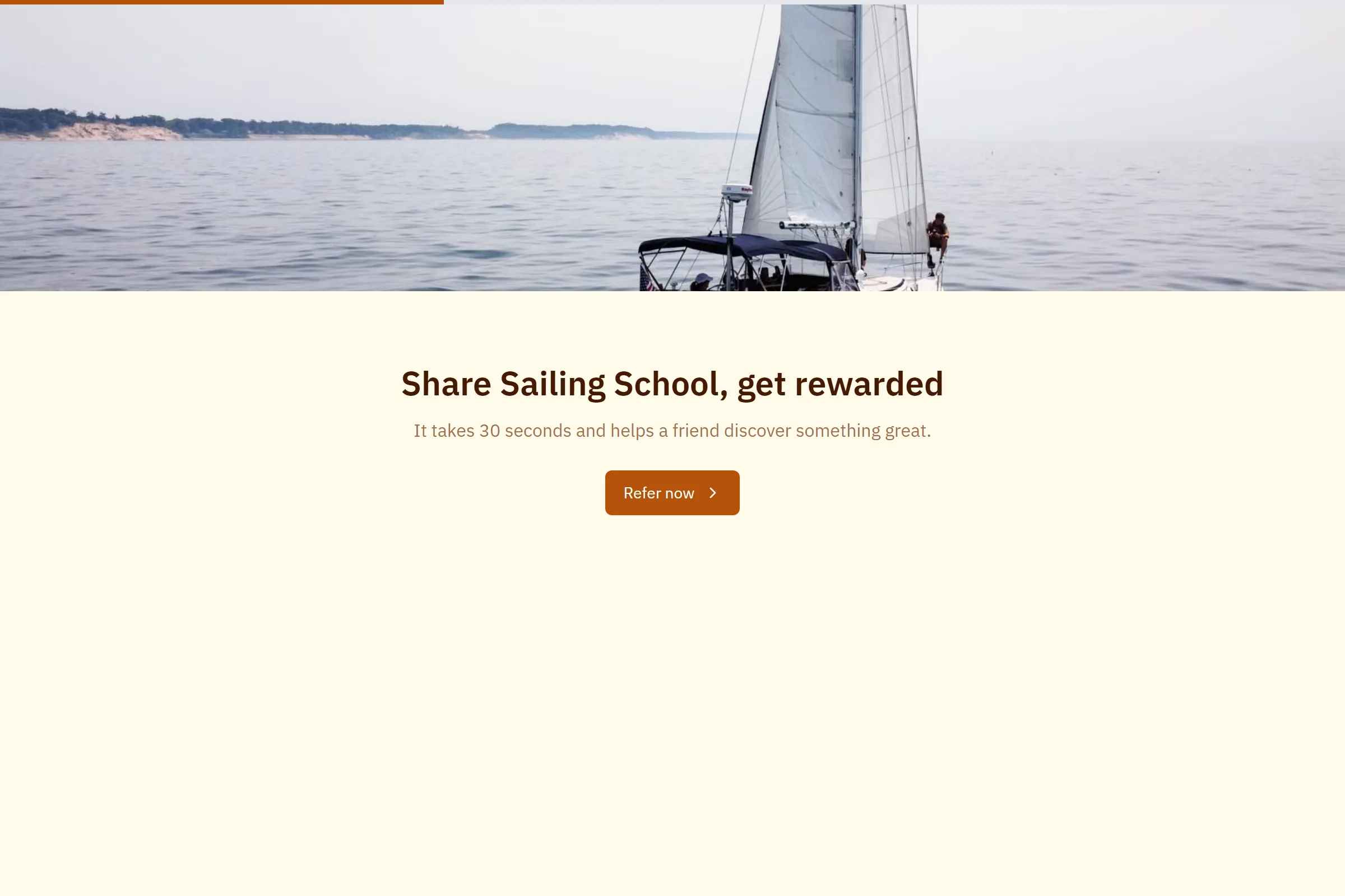 Sailing School Referral Form template preview