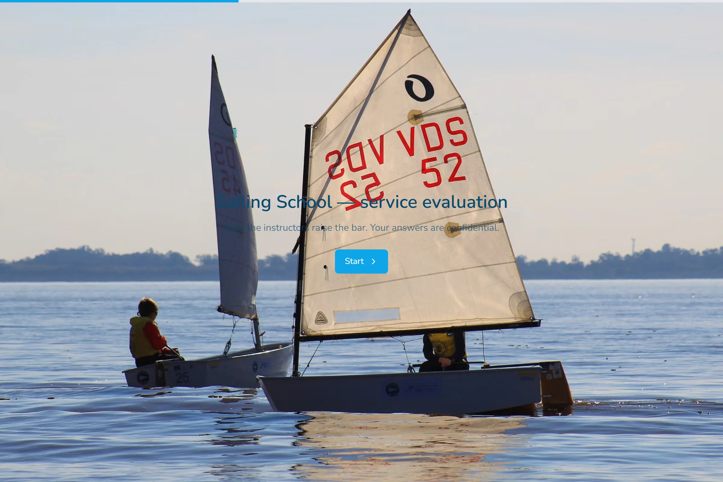 Sailing School Service Evaluation template preview