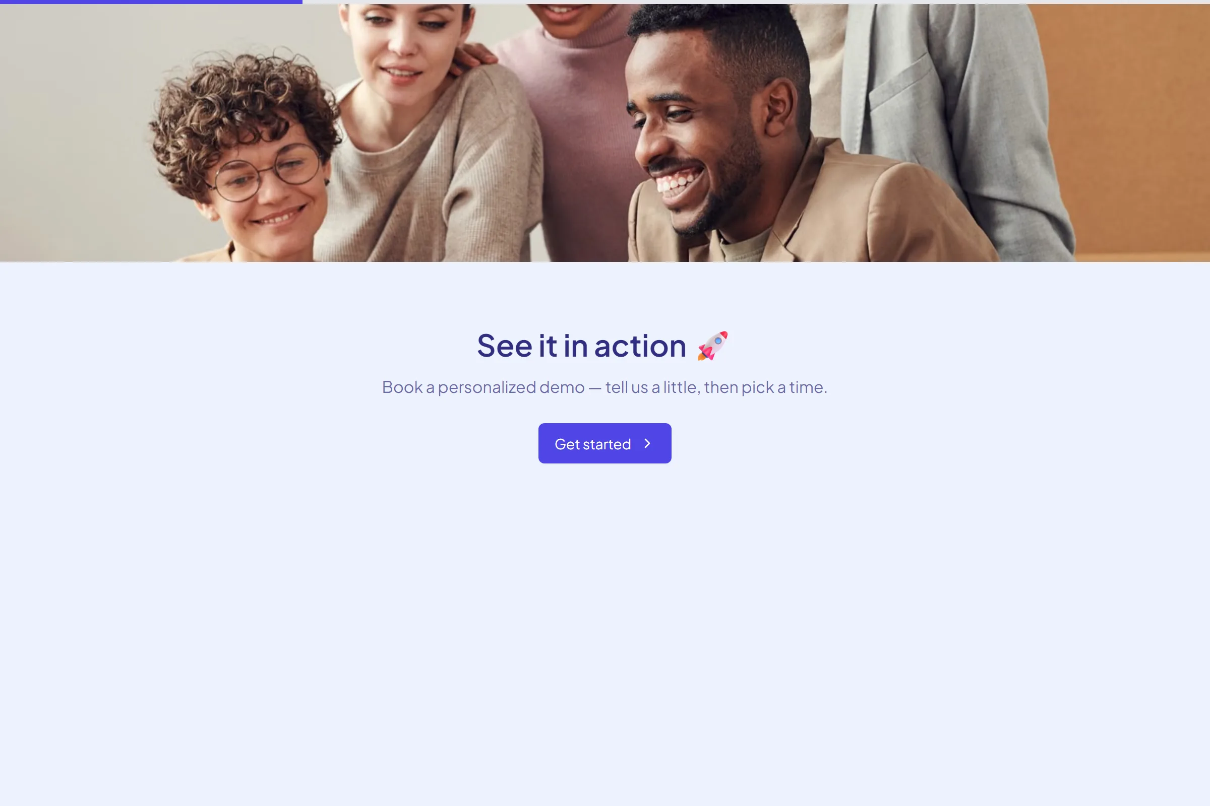 Product Demo Booking template preview