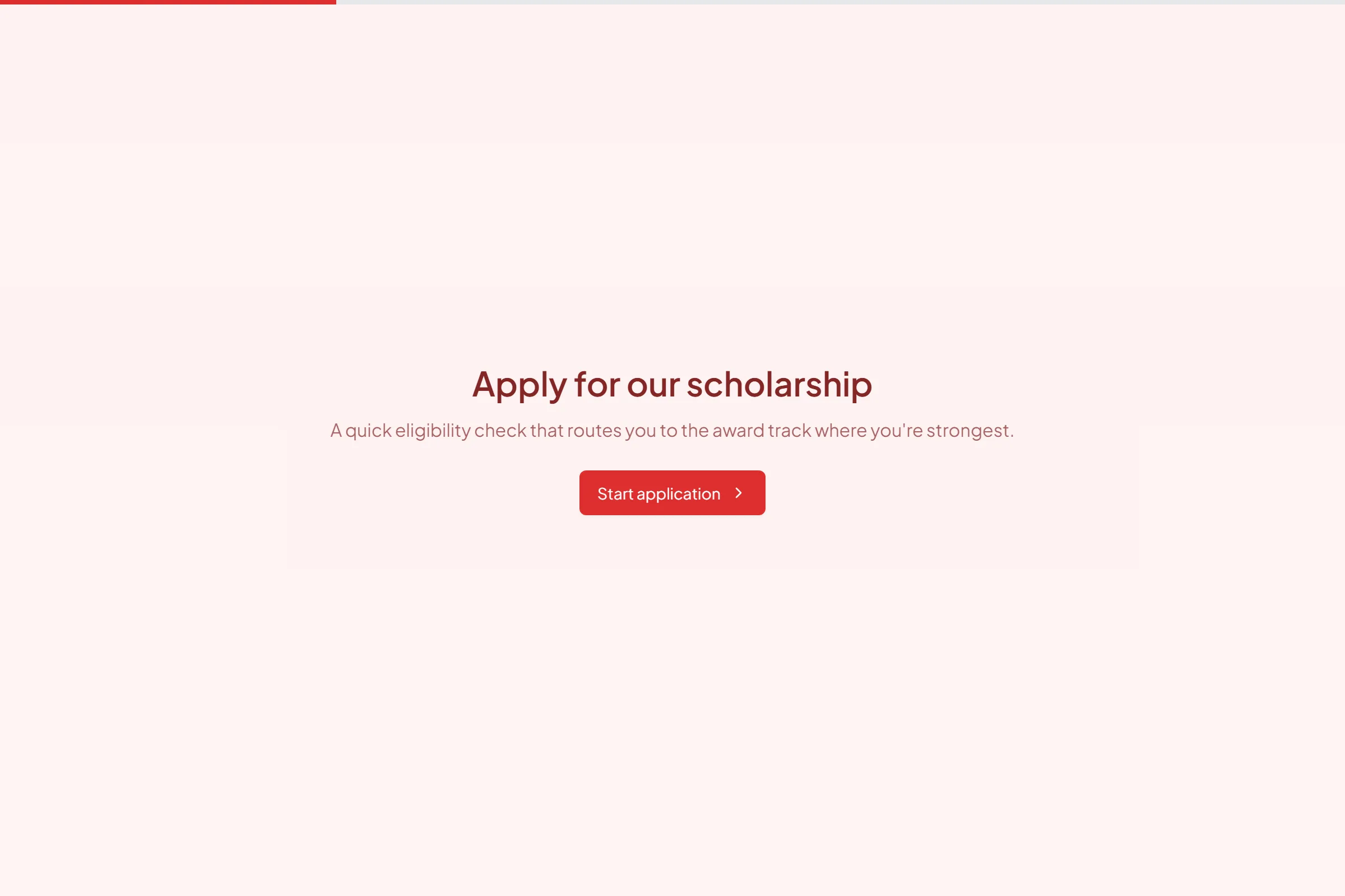 Scholarship Eligibility Application template preview