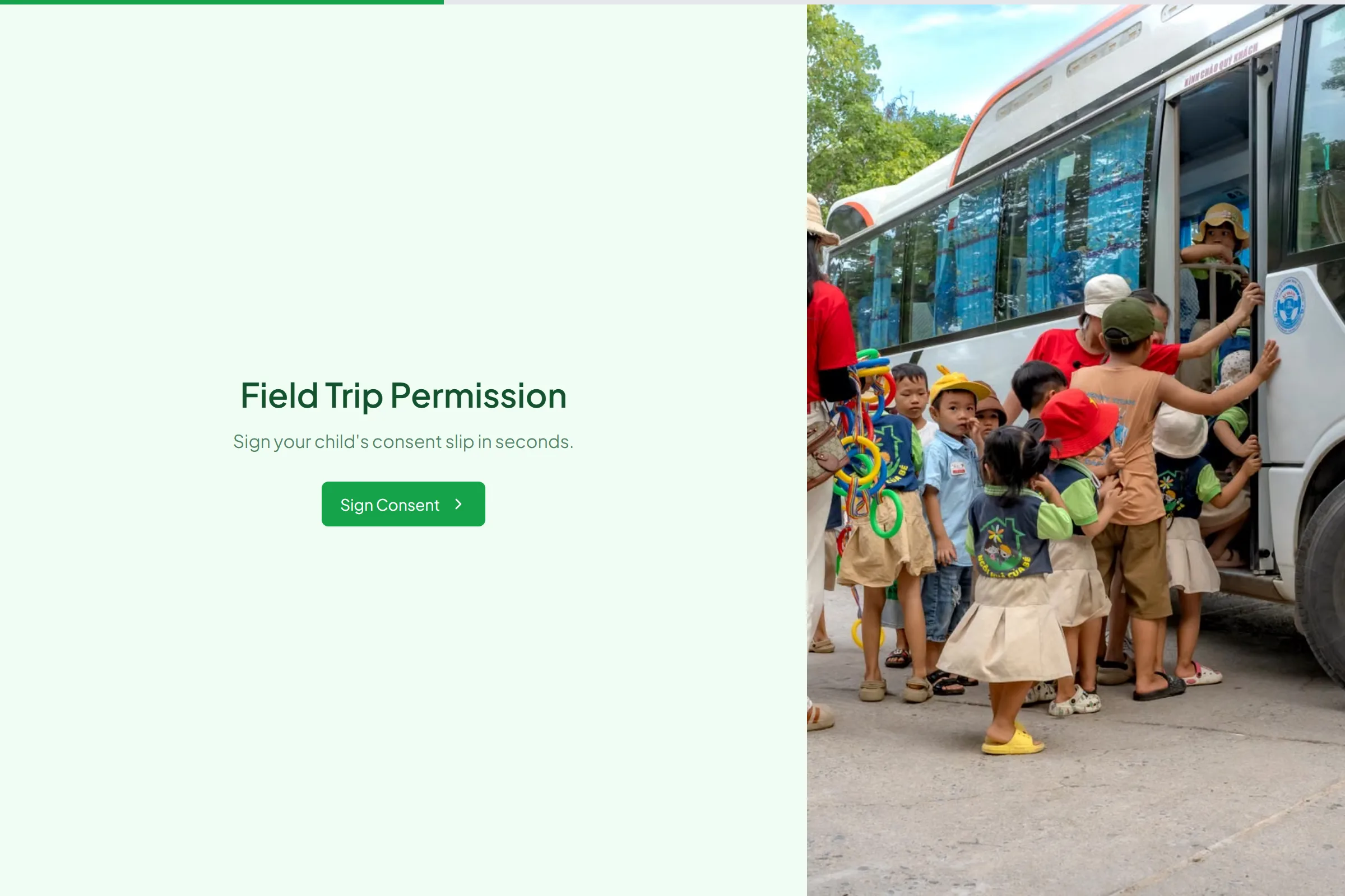 School Field-Trip Permission Slip template preview