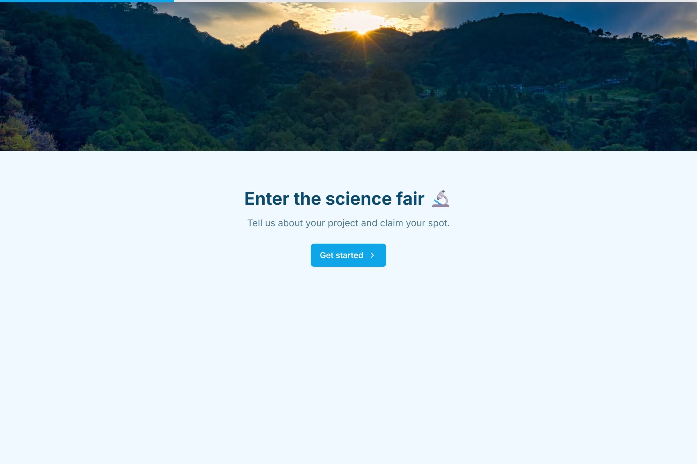 Science Fair Registration template preview