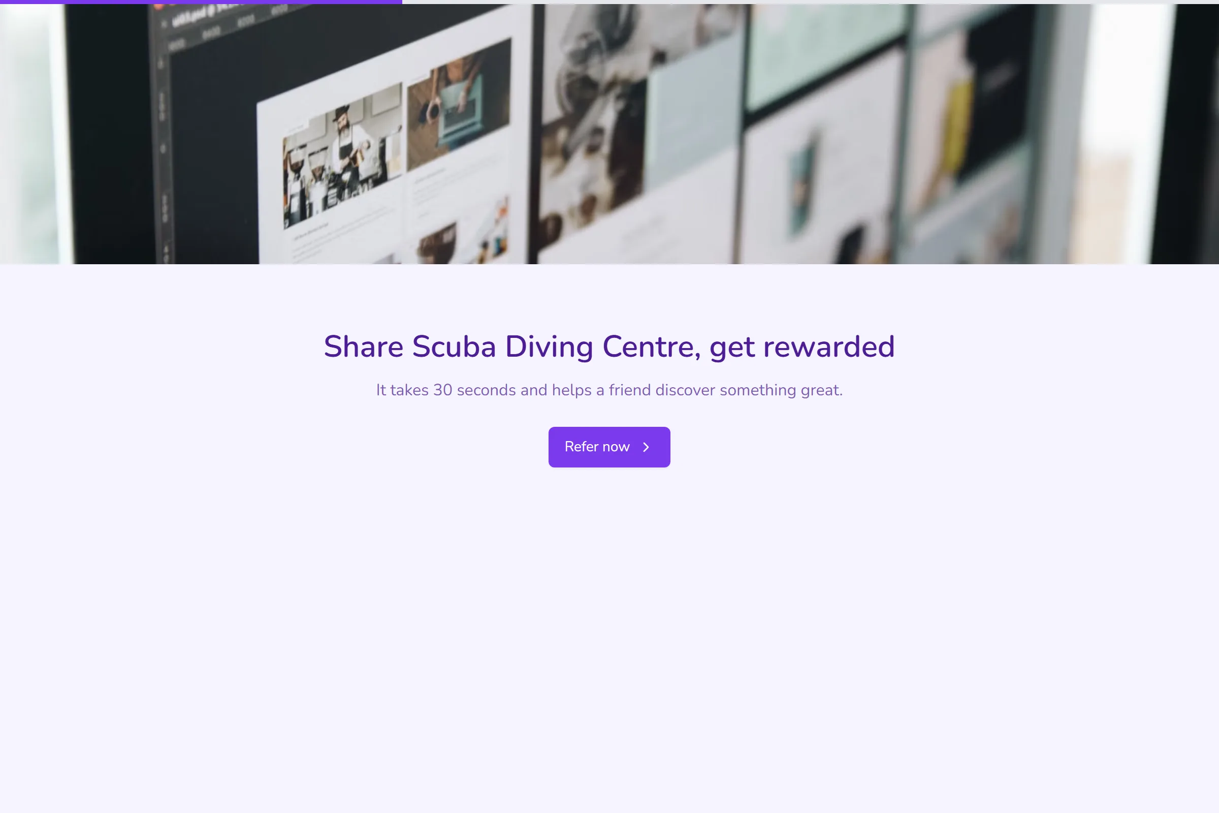 Scuba Diving Centre Referral Form template preview