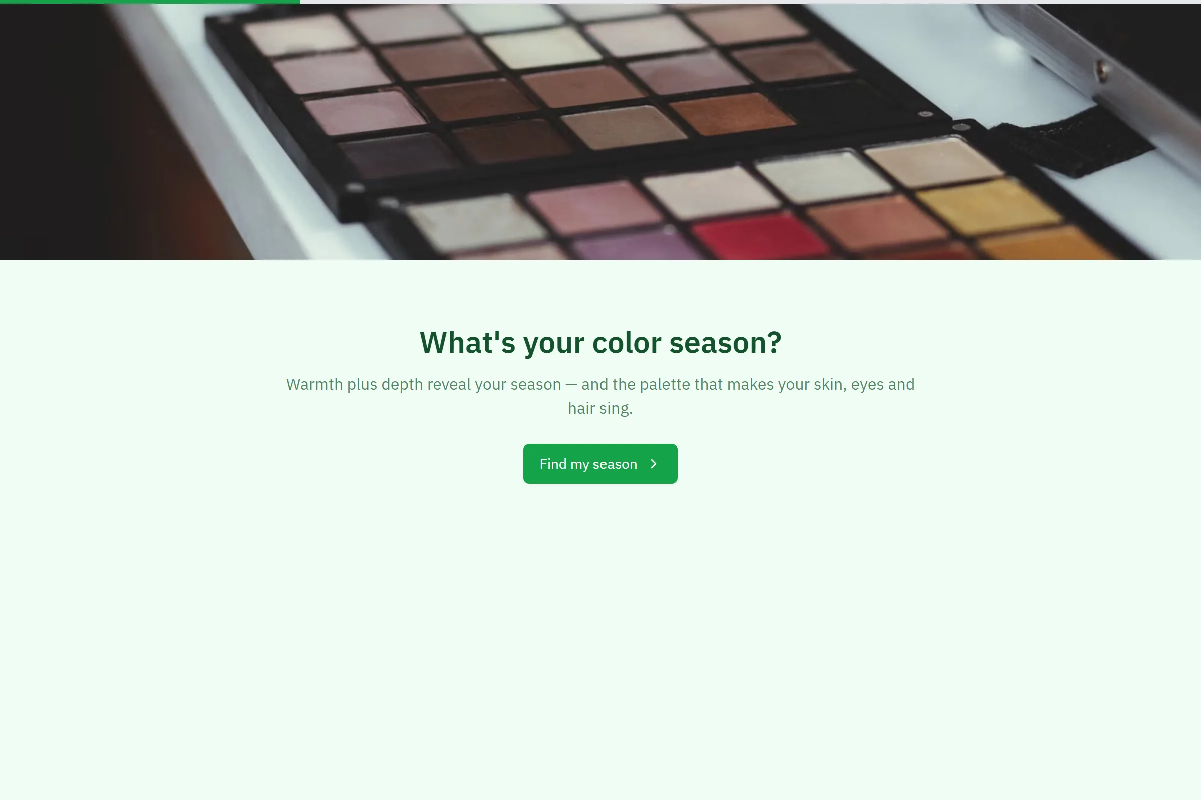Seasonal Color Analysis Quiz template preview