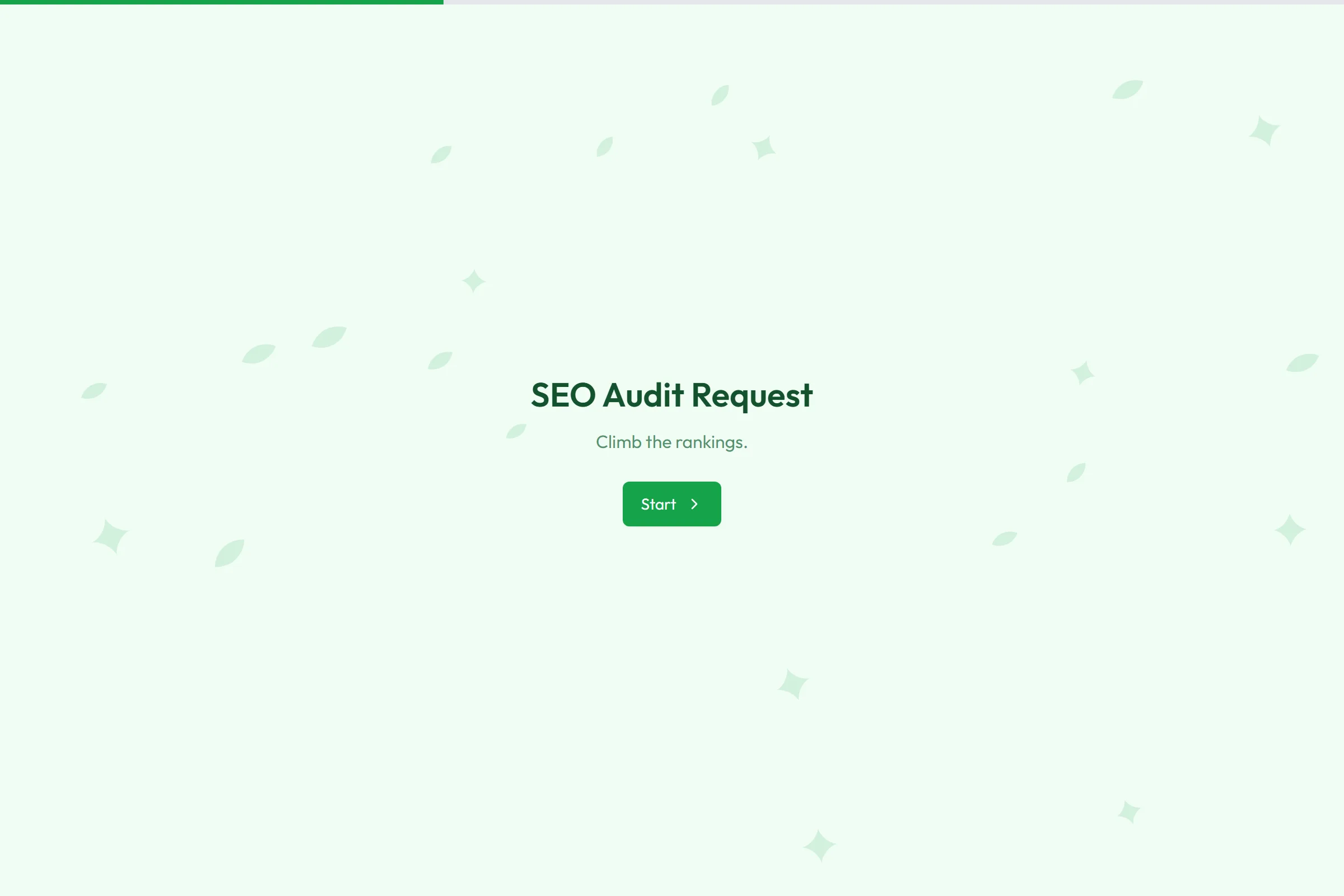 SEO Audit Request template preview