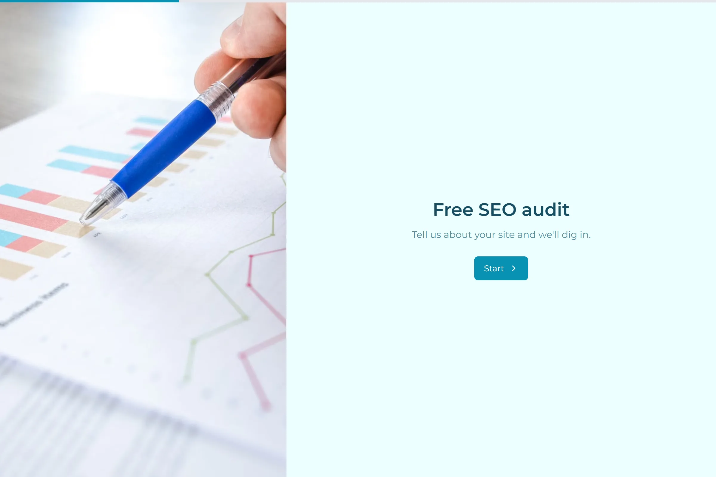 Free SEO Audit Request template preview