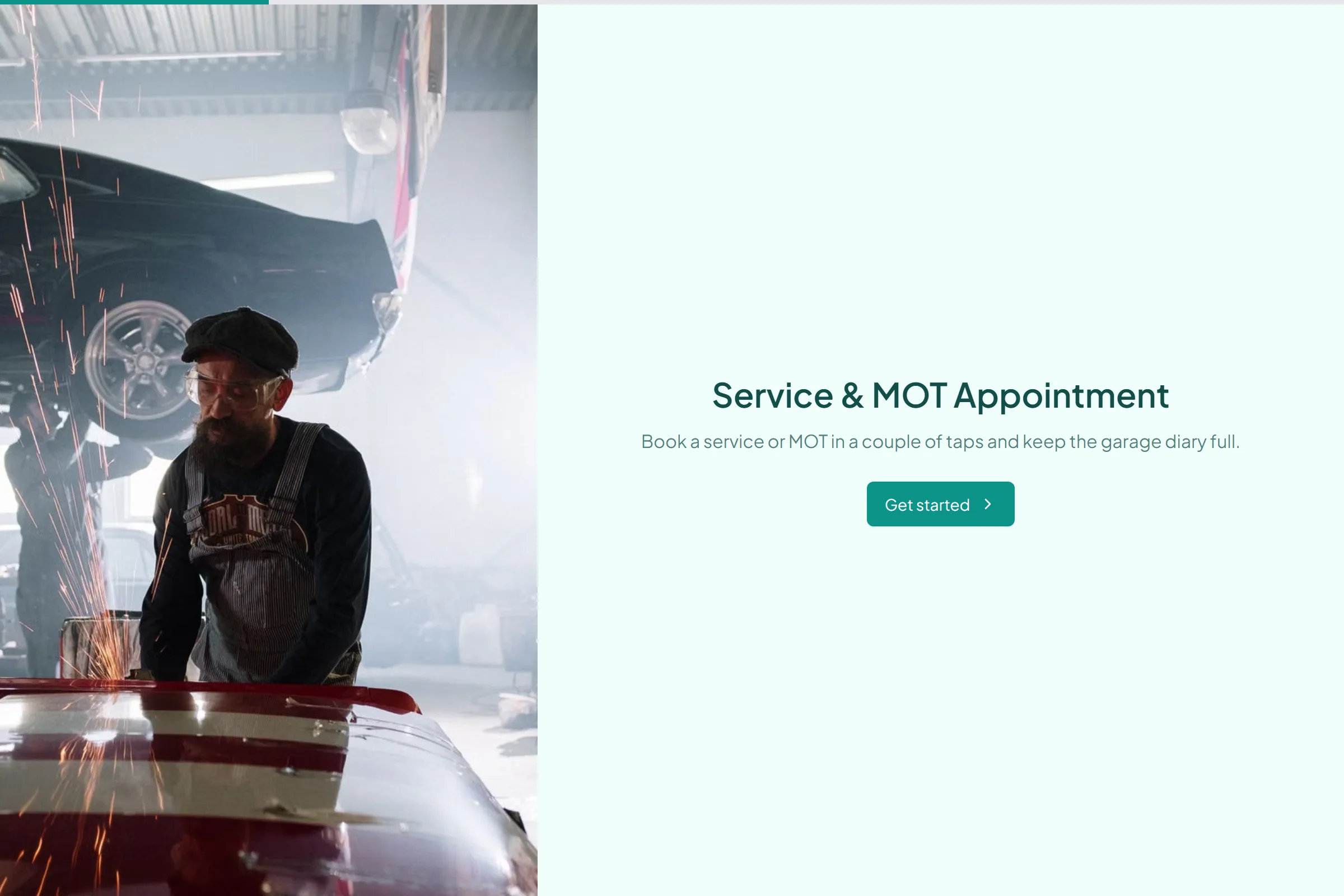Service & MOT Appointment template preview