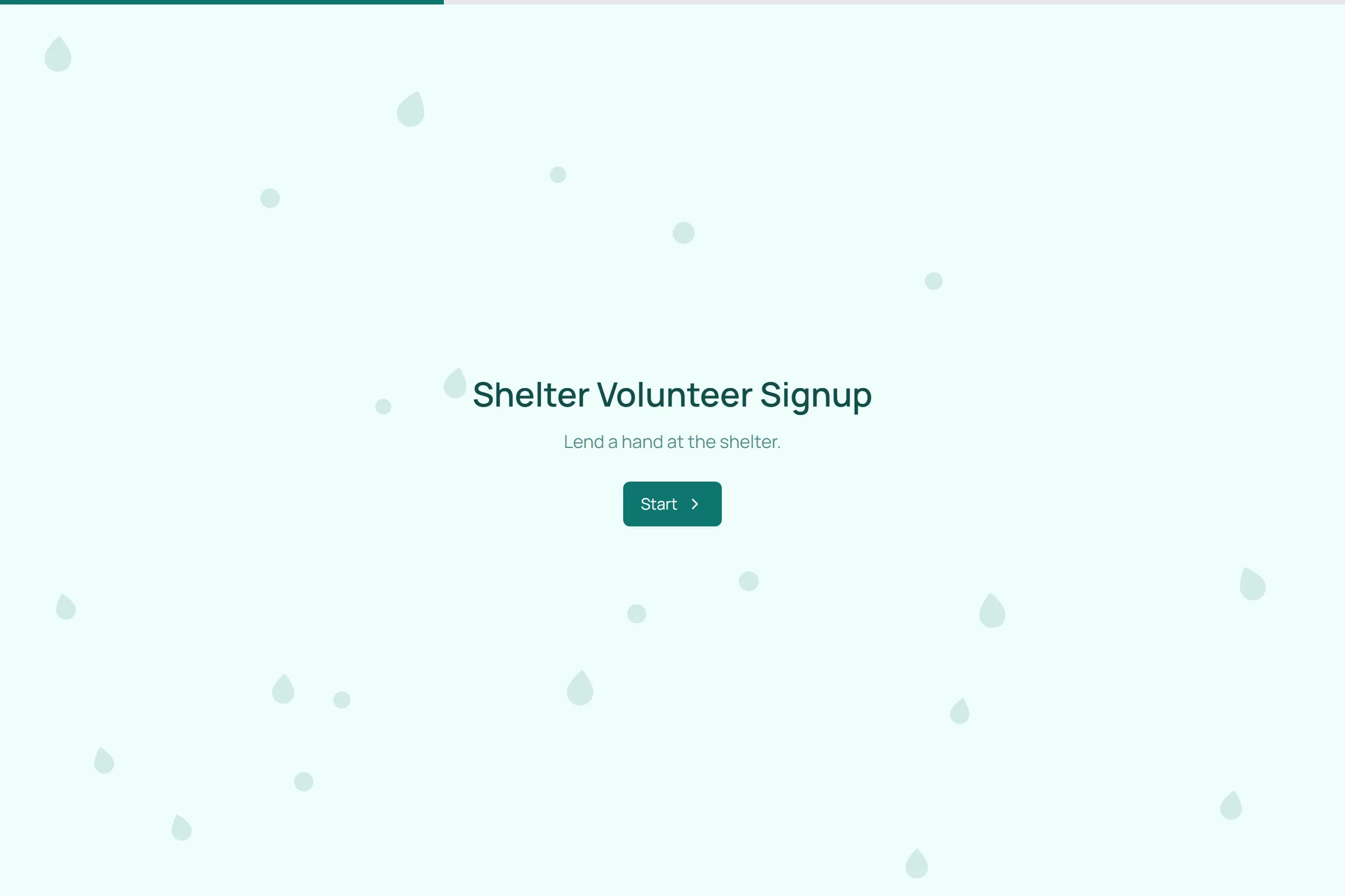 Shelter Volunteer Signup template preview