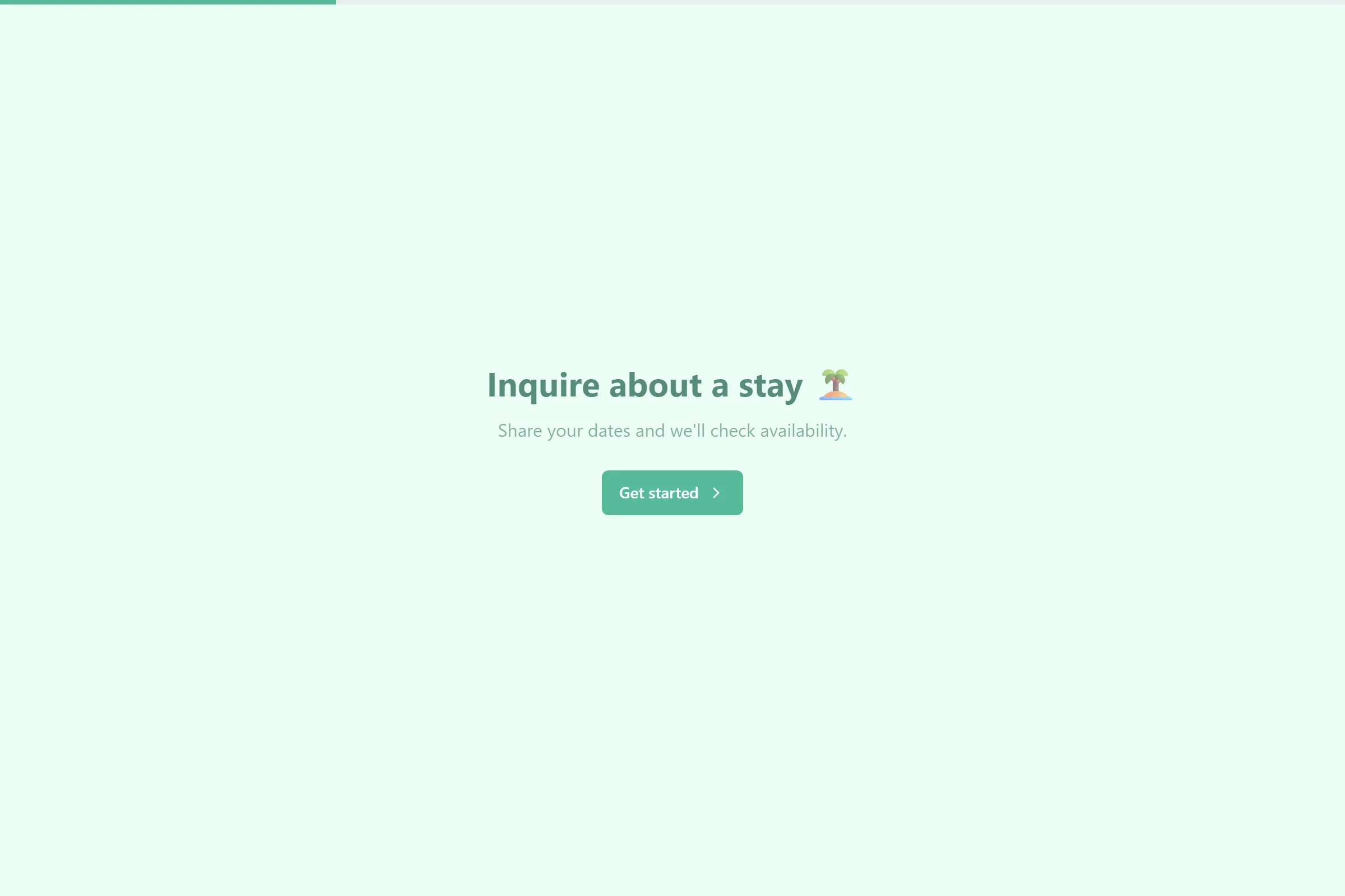 Short-Term Rental Inquiry template preview