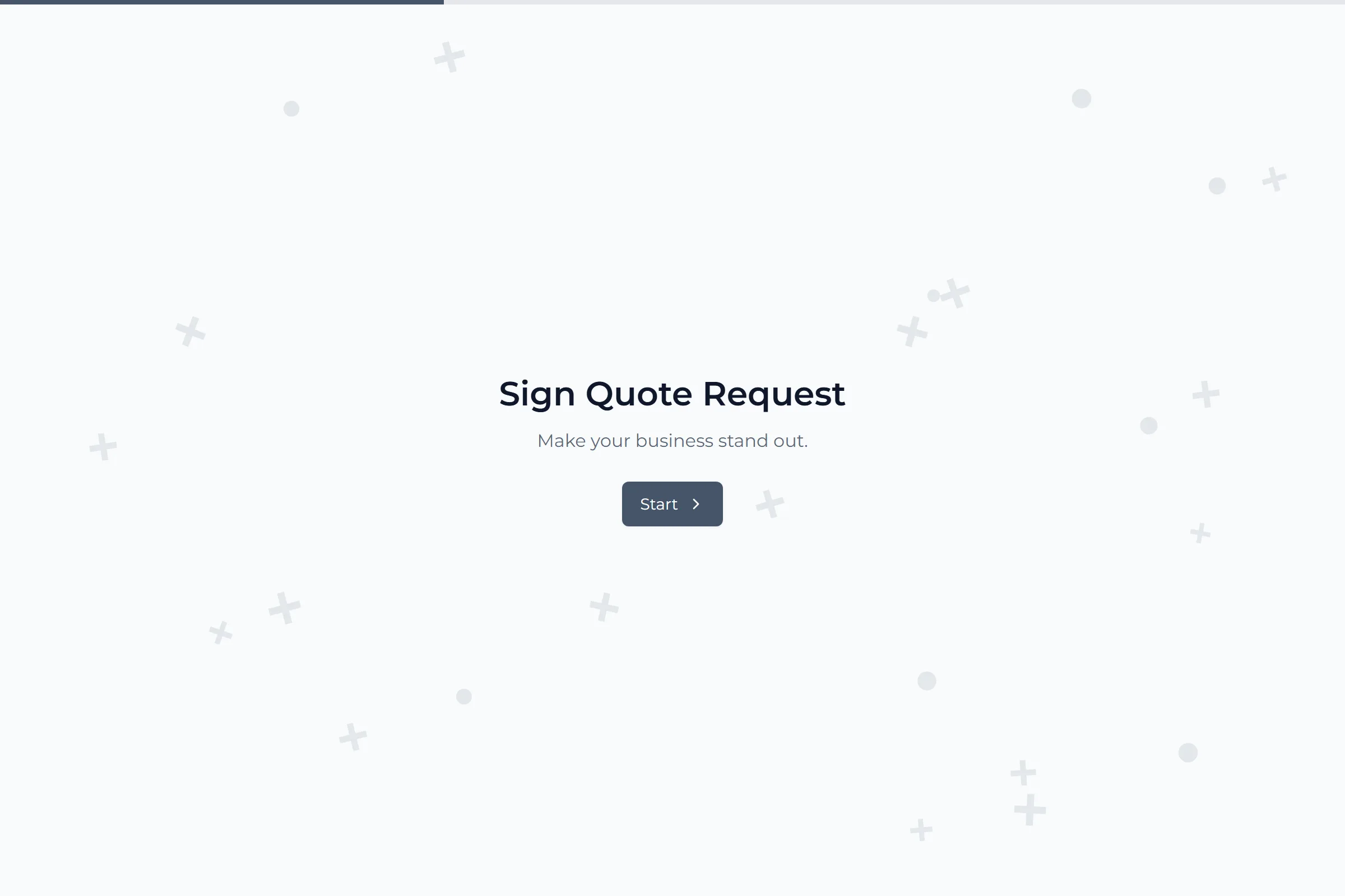 Sign Quote Request template preview