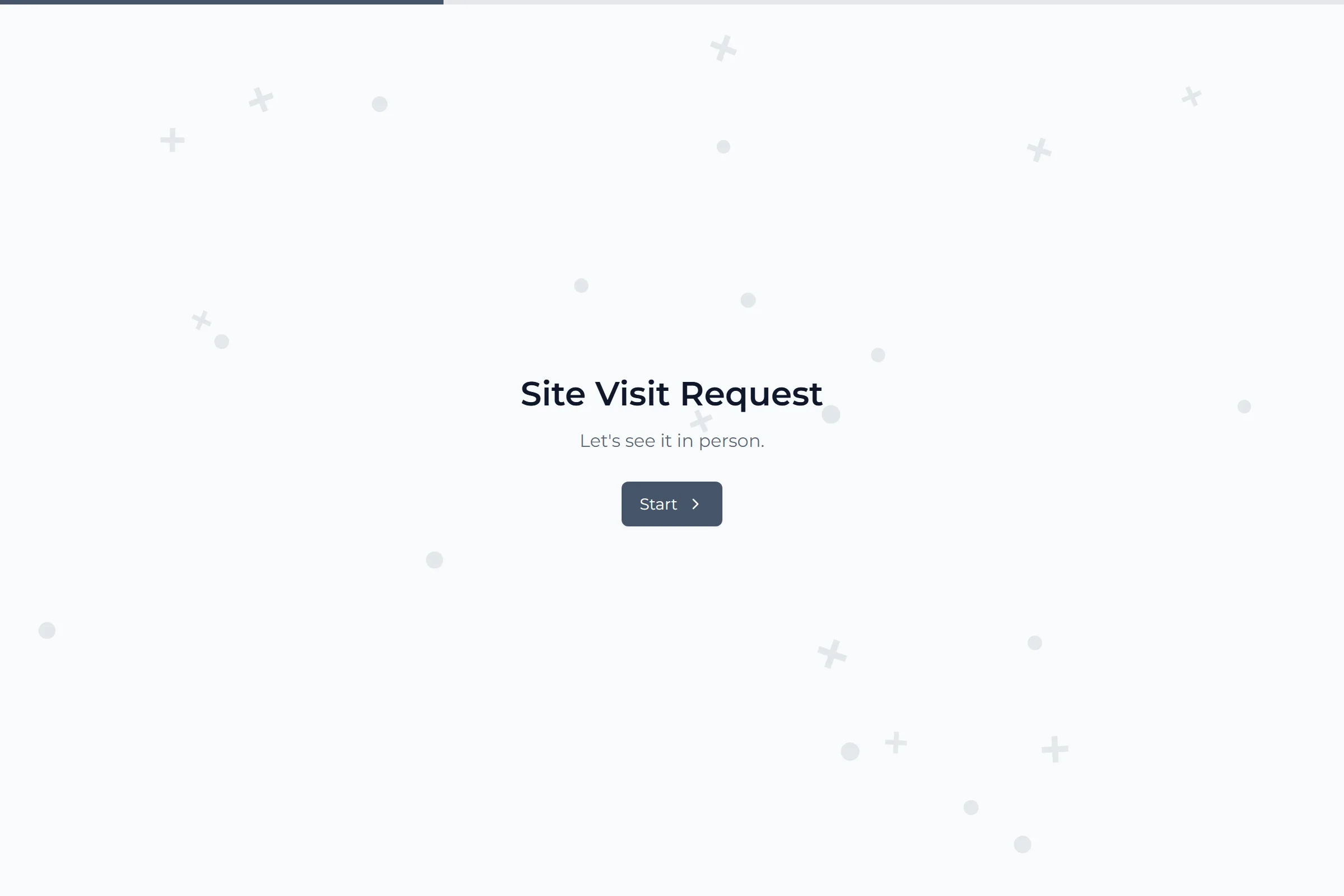 Site Visit Request template preview