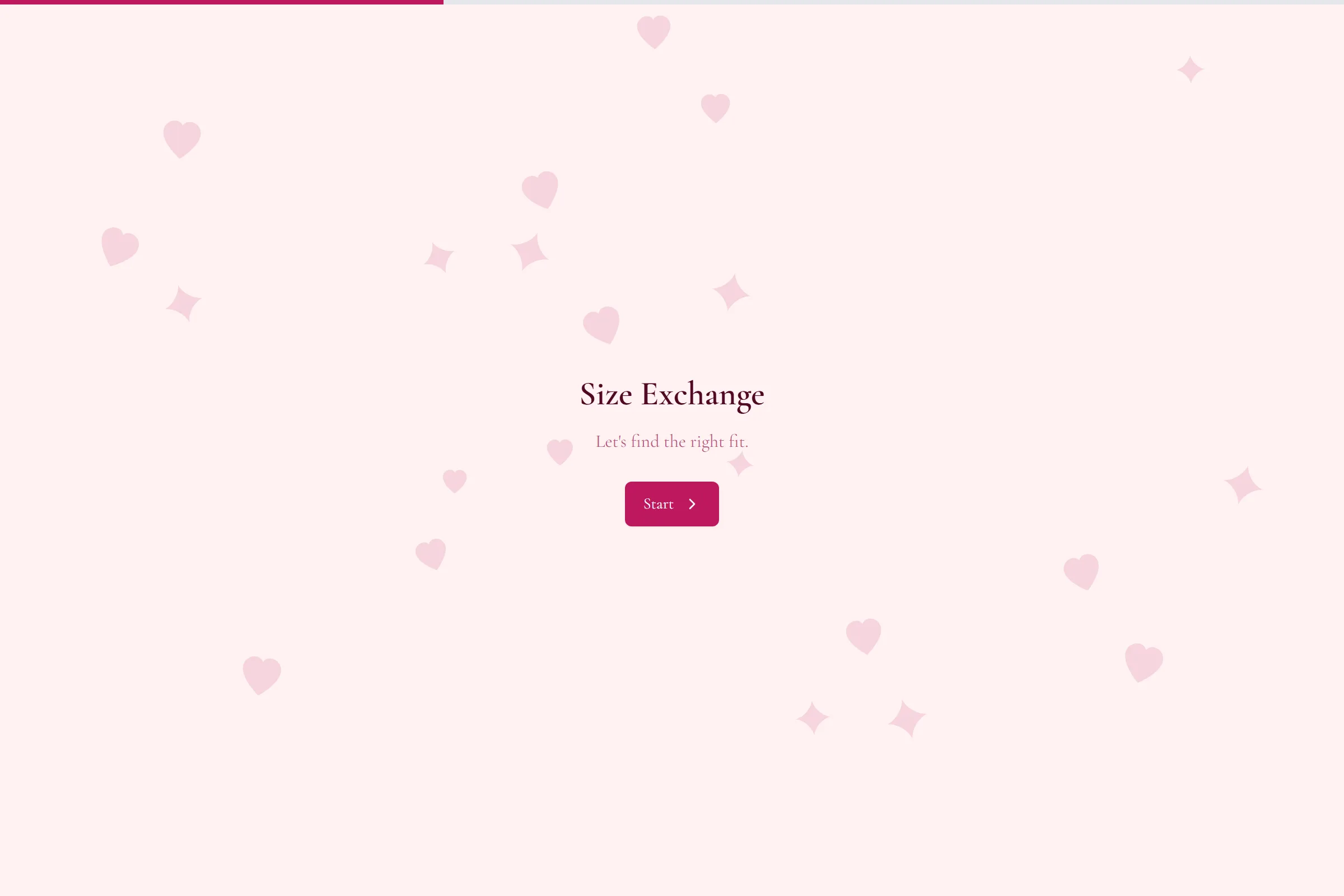 Size Exchange template preview