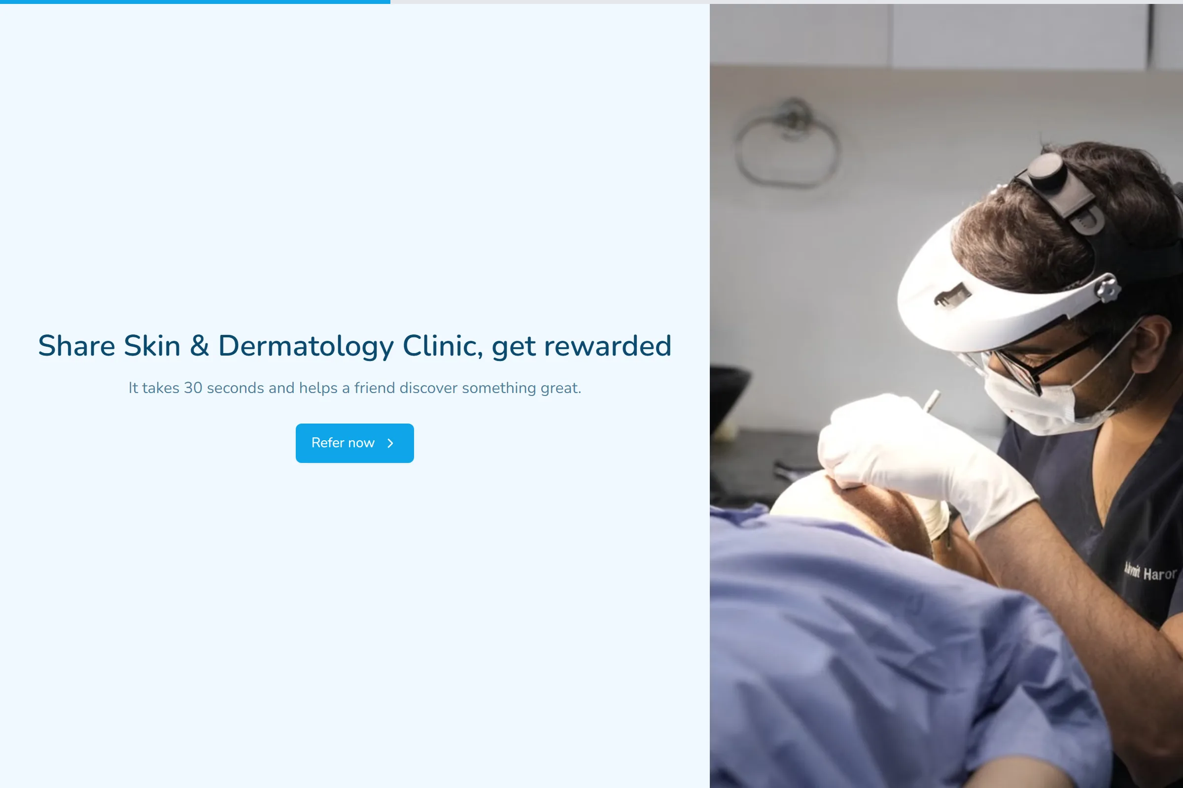 Skin & Dermatology Clinic Referral Form template preview