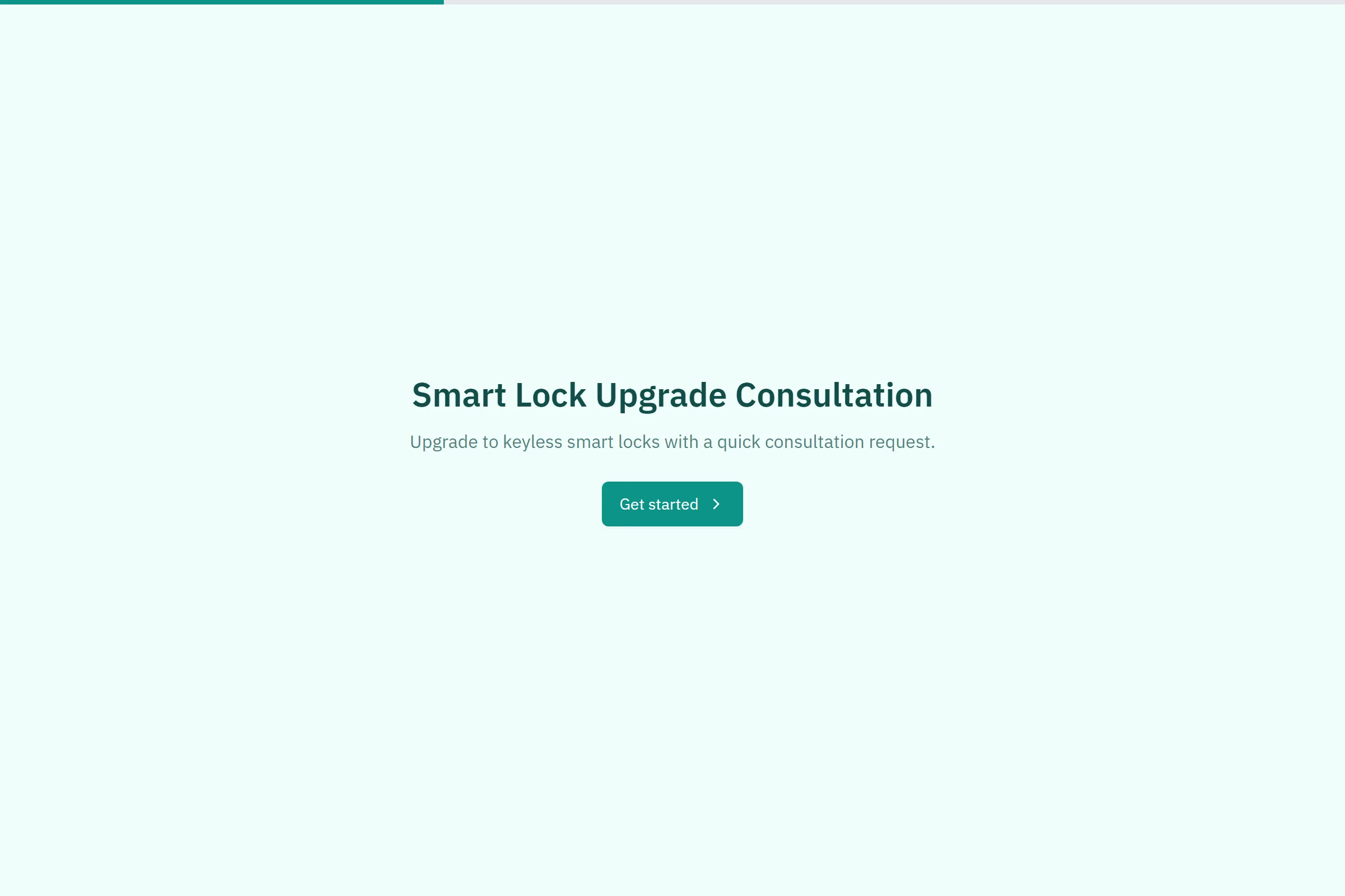 Smart Lock Upgrade Consultation template preview