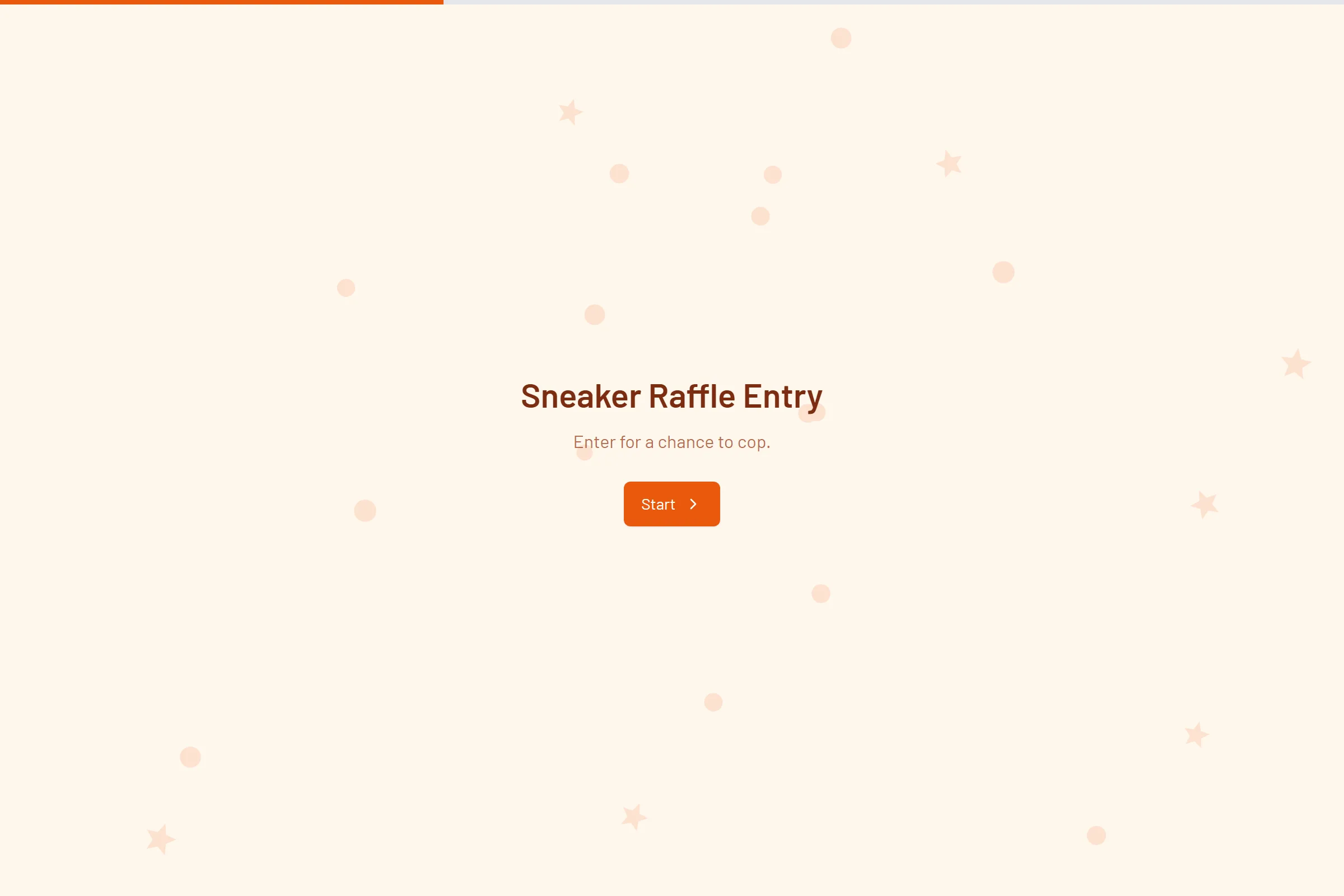 Sneaker Raffle Entry template preview