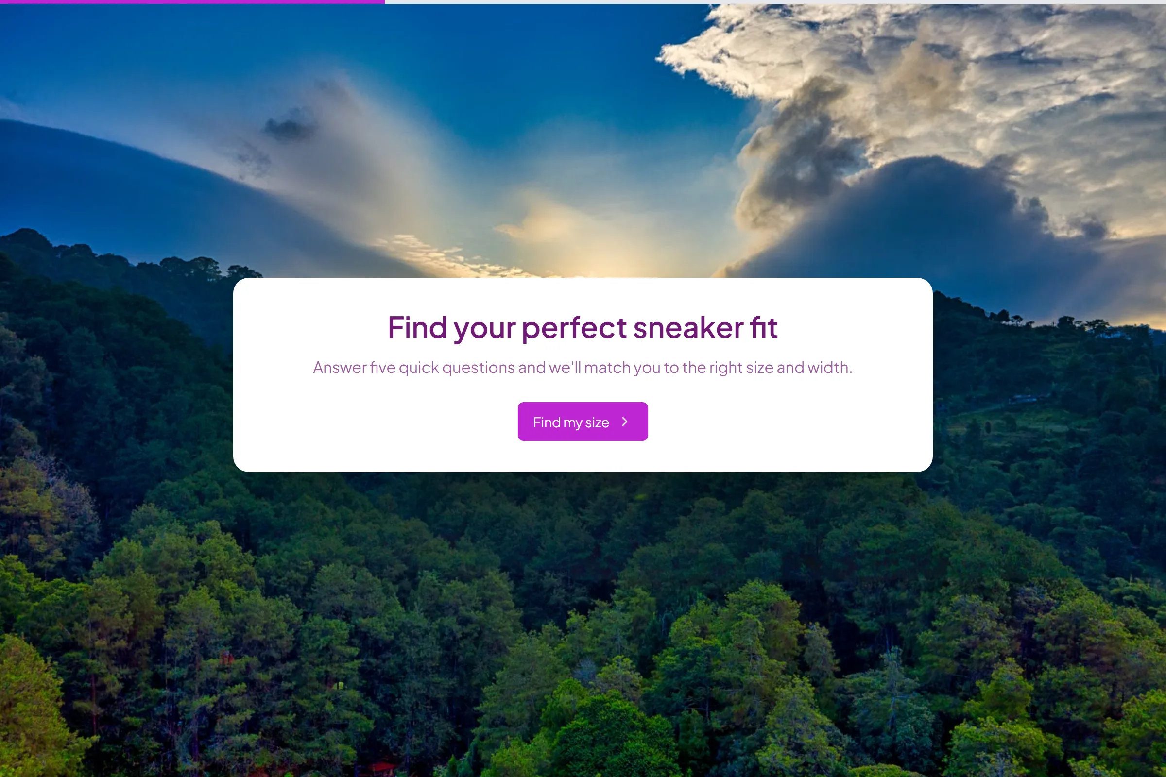 Sneaker Size & Fit Finder preview