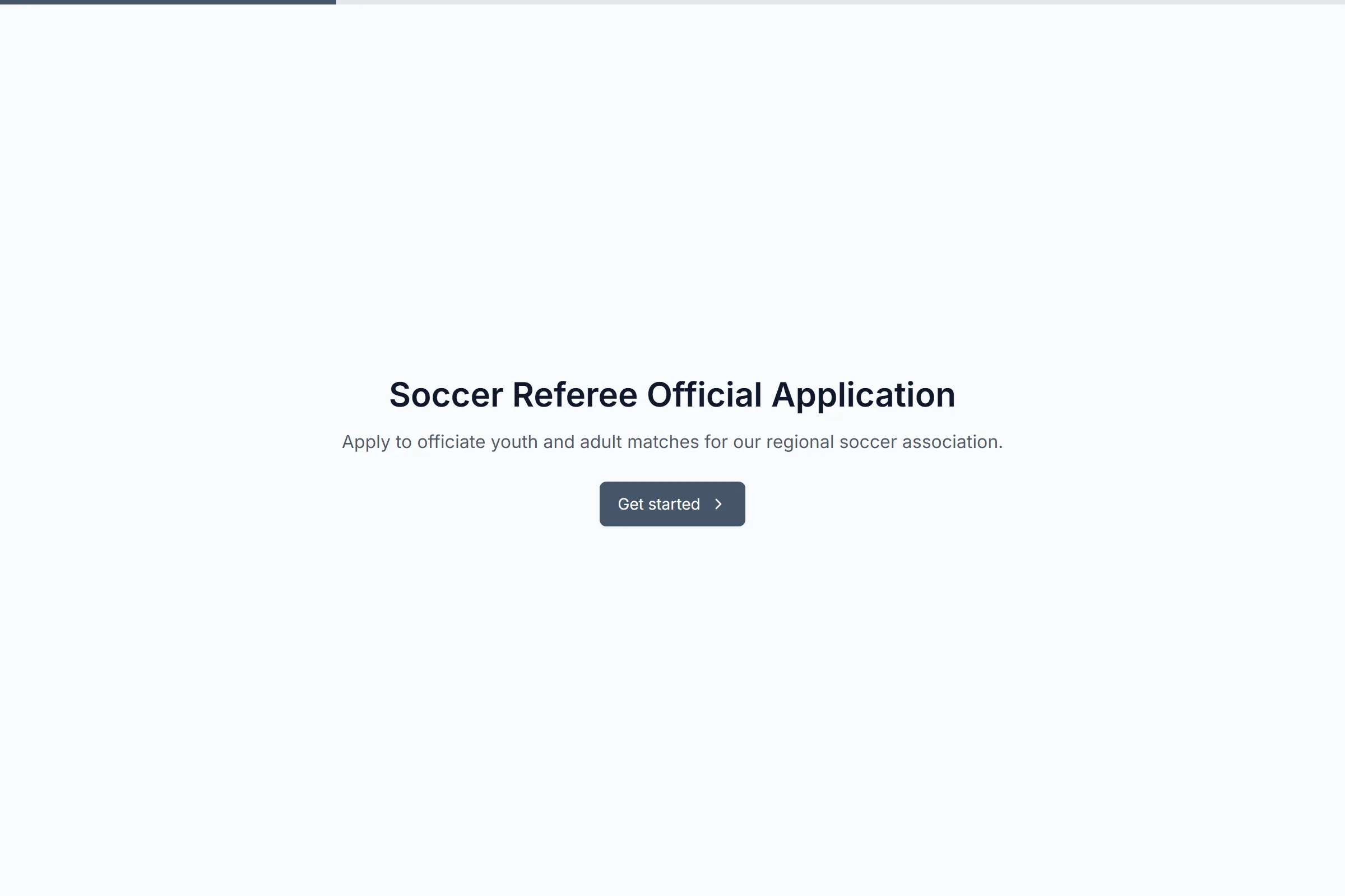 Soccer Referee Official Application template preview