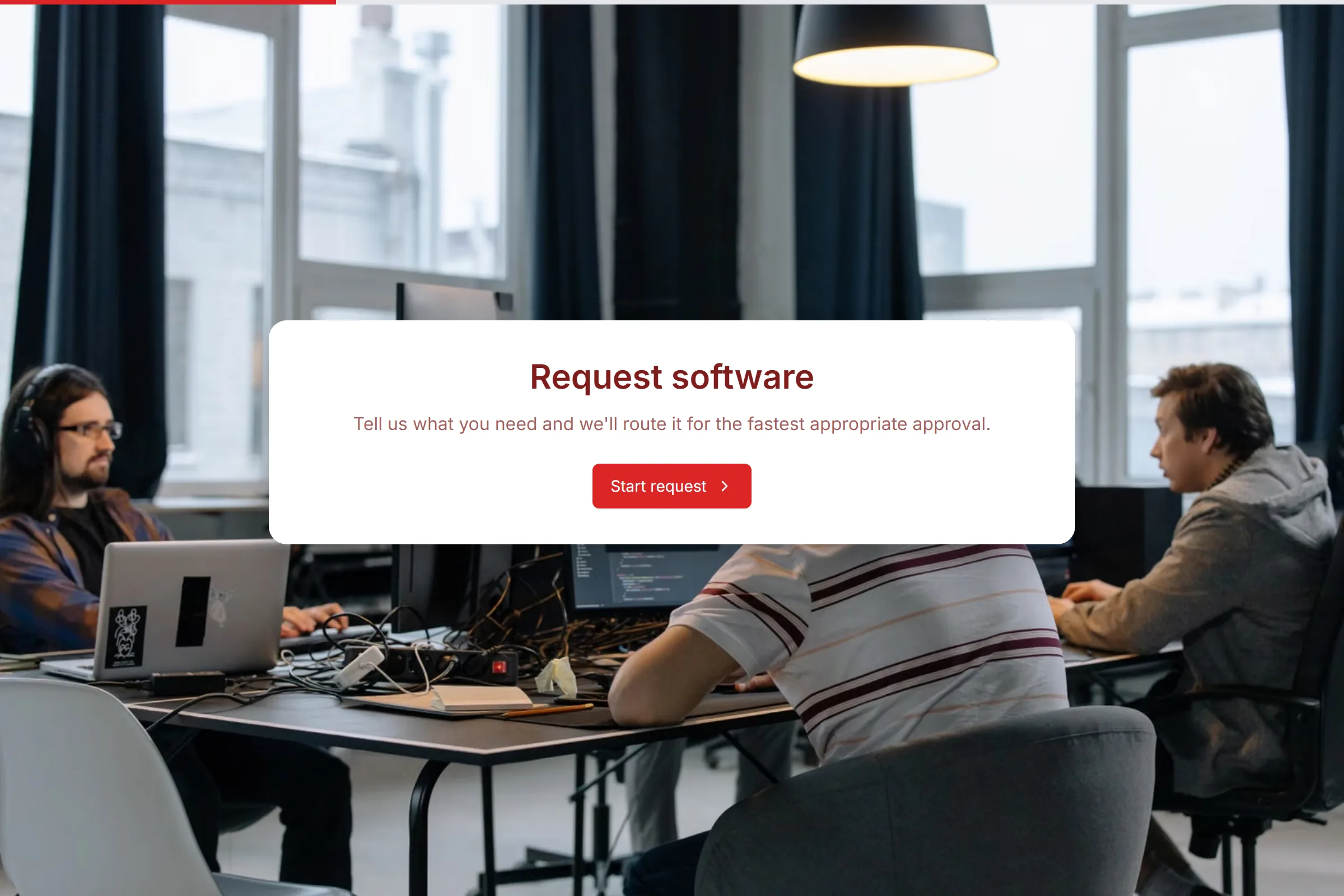 Software & SaaS Purchase Request template preview