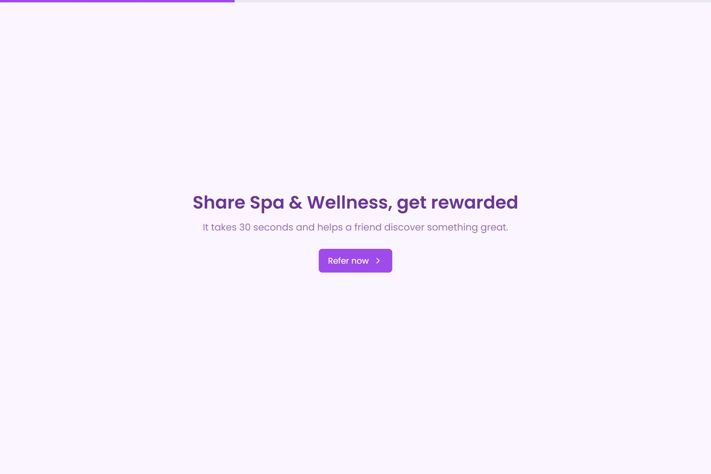 Spa & Wellness Referral Form template preview