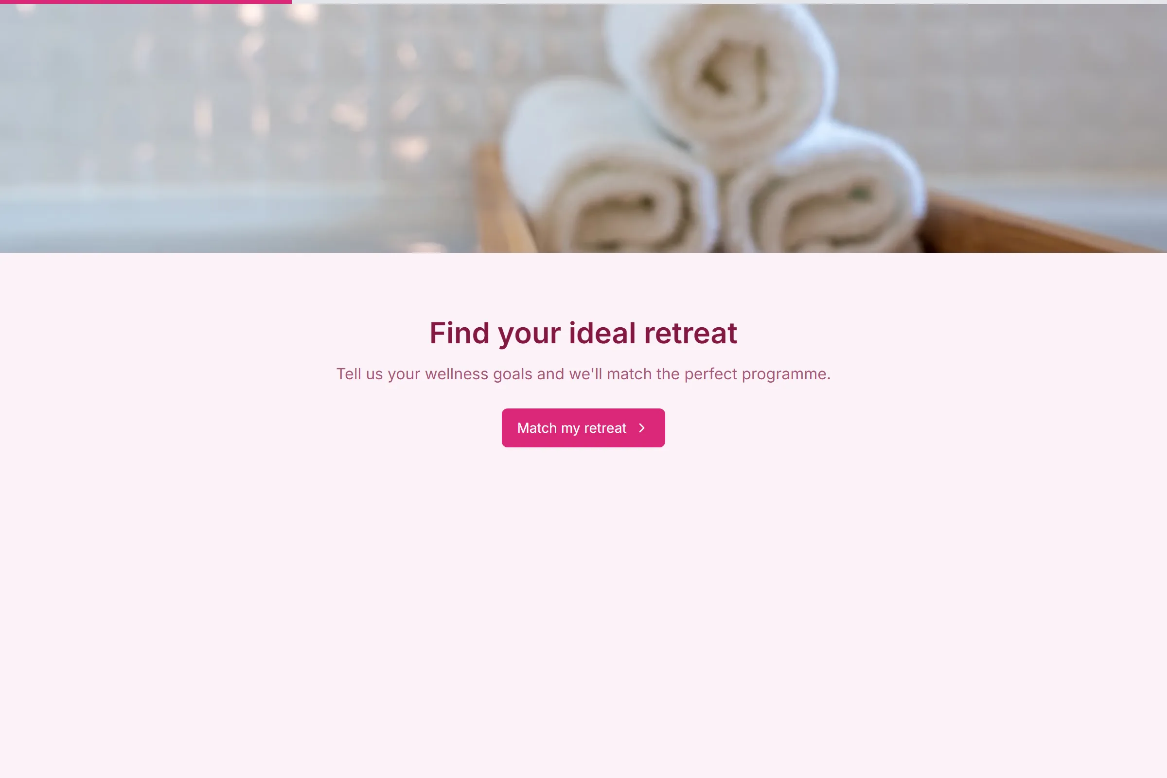 Spa & Wellness Retreat Finder template preview
