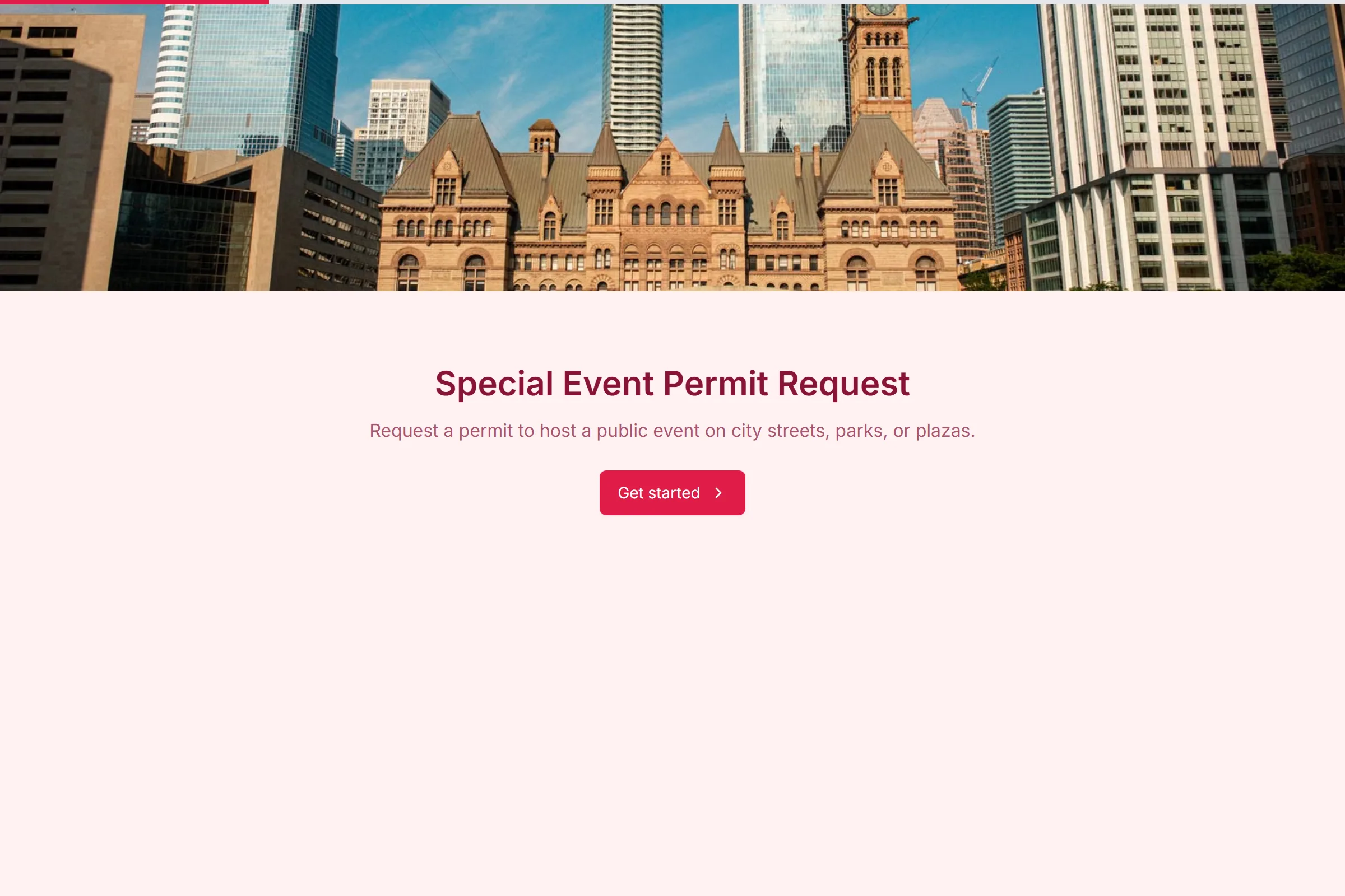 Special Event Permit Request template preview