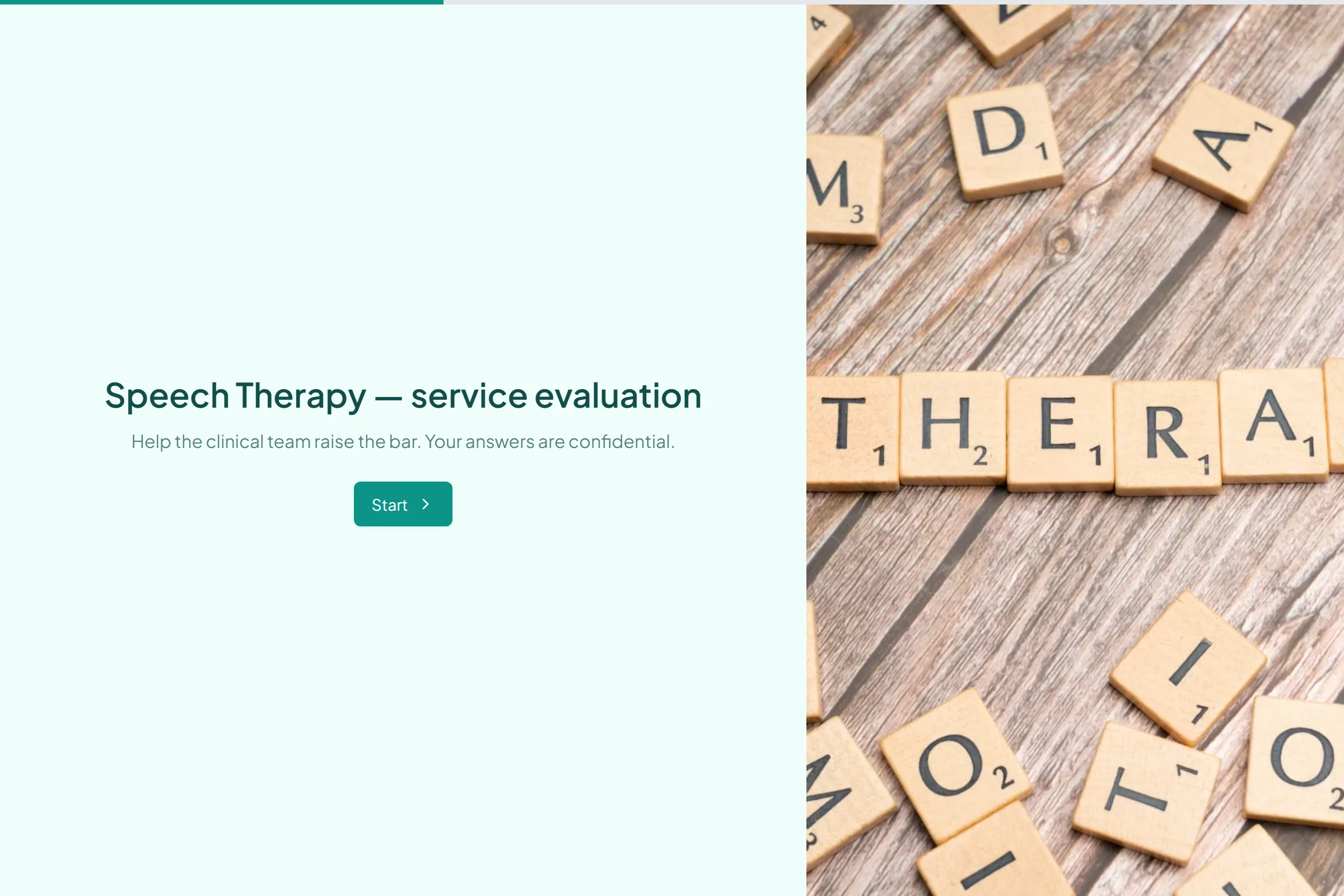 Speech Therapy Service Evaluation template preview