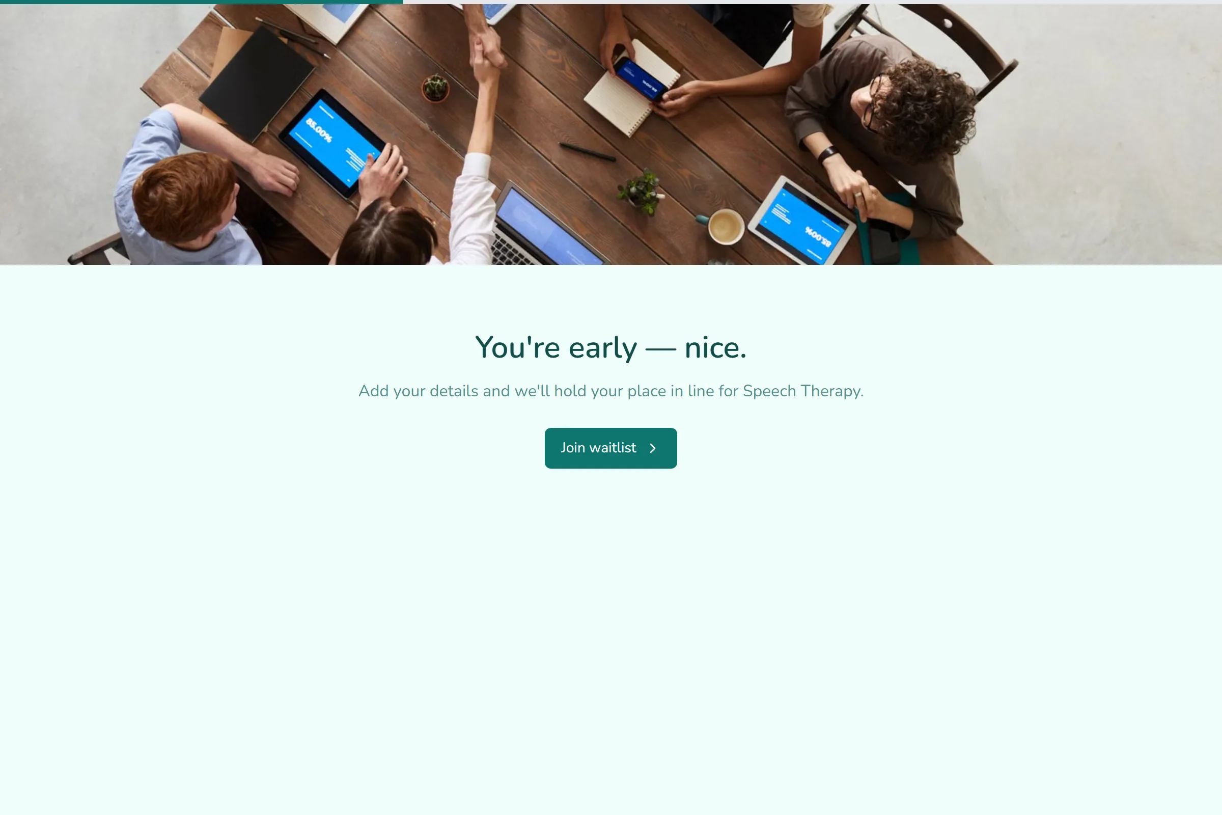 Speech Therapy Waitlist template preview