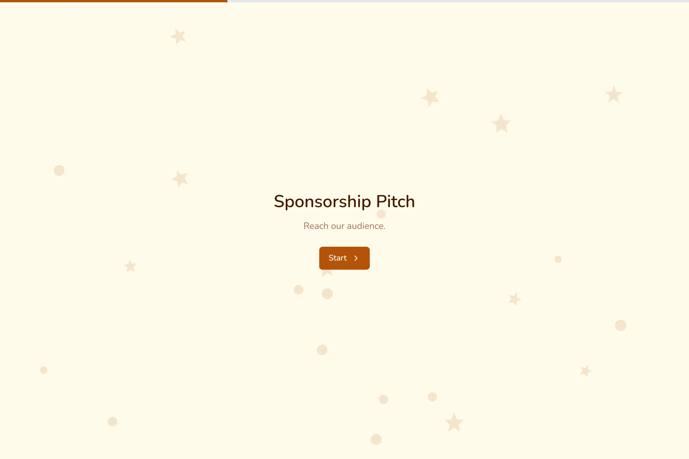 Sponsorship Pitch template preview