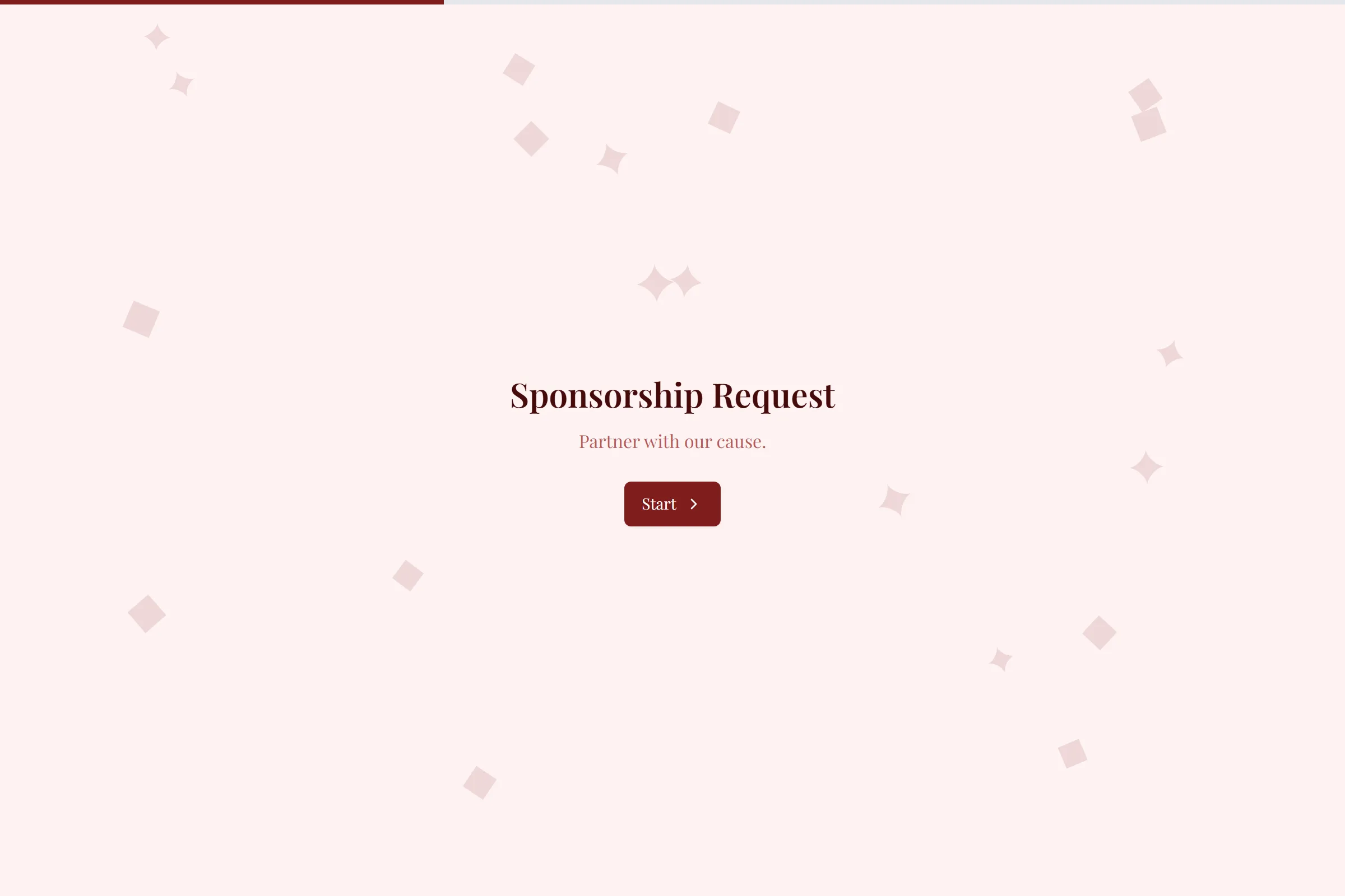 Sponsorship Request template preview