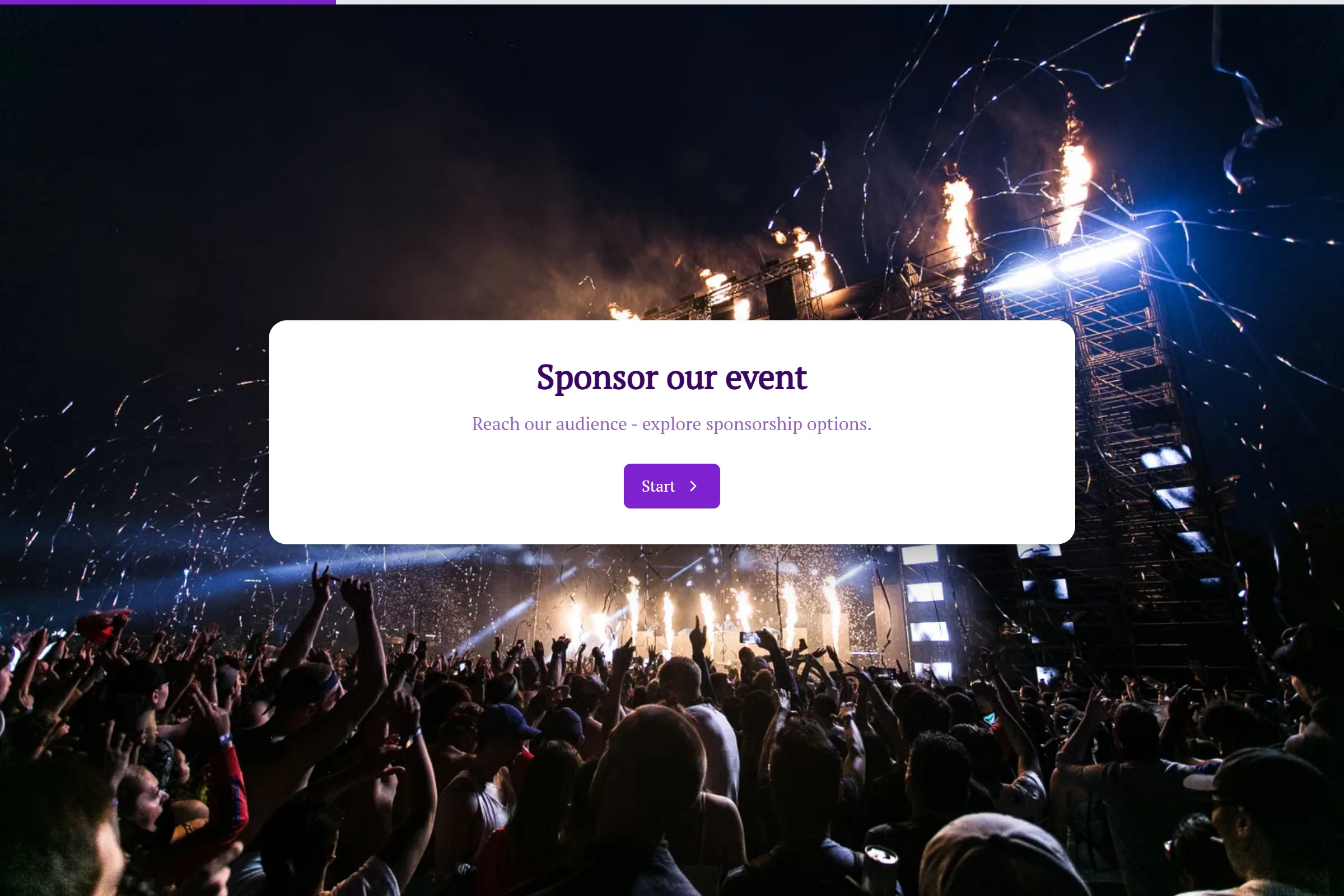 Sponsorship Request template preview