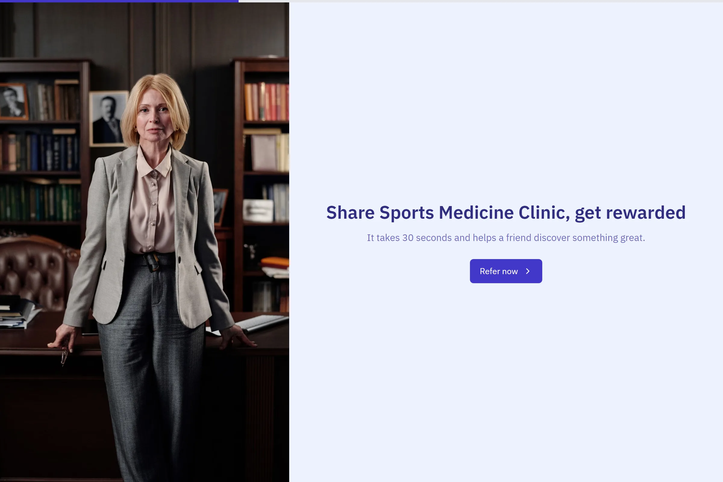 Sports Medicine Clinic Referral Form template preview