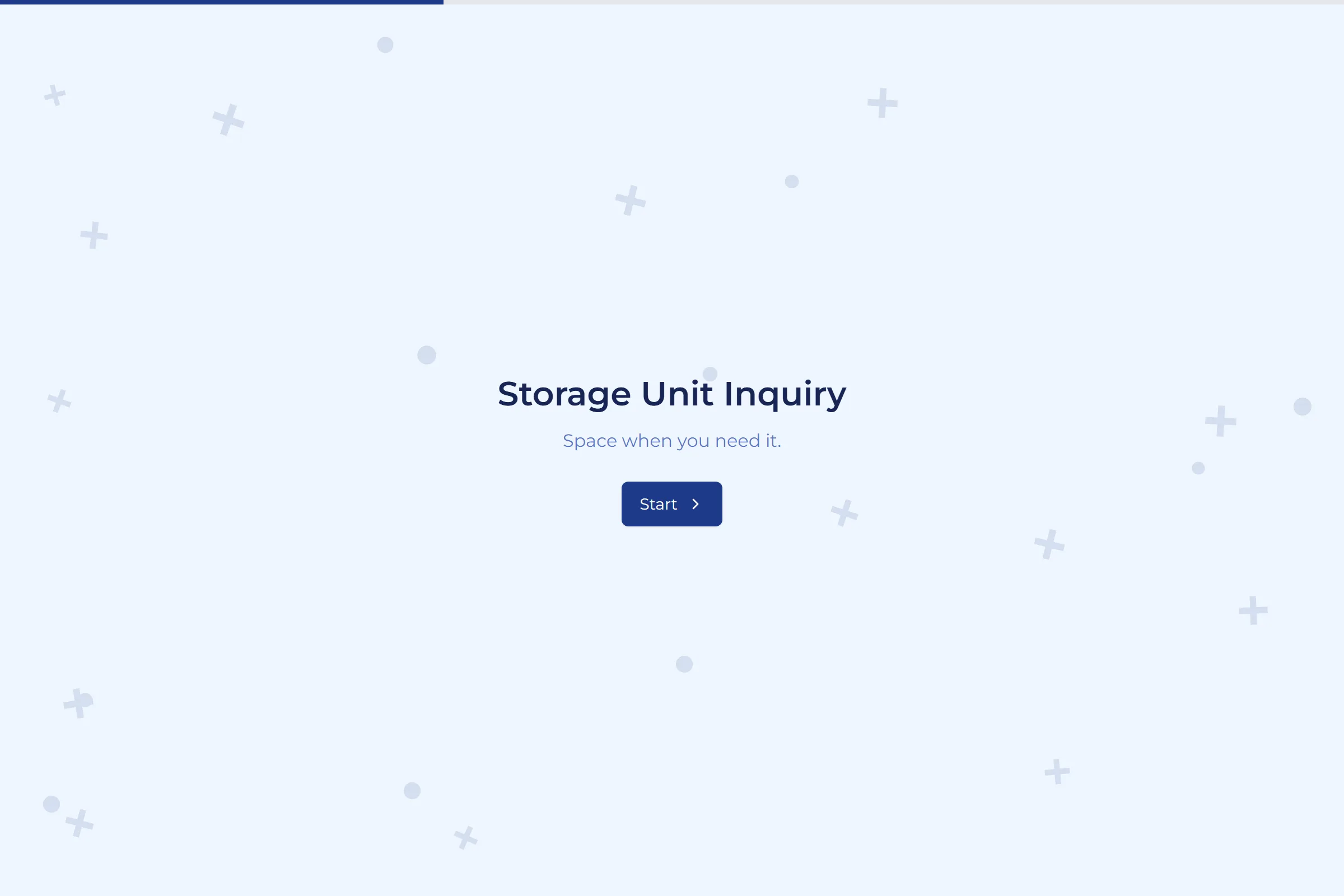 Storage Unit Inquiry template preview