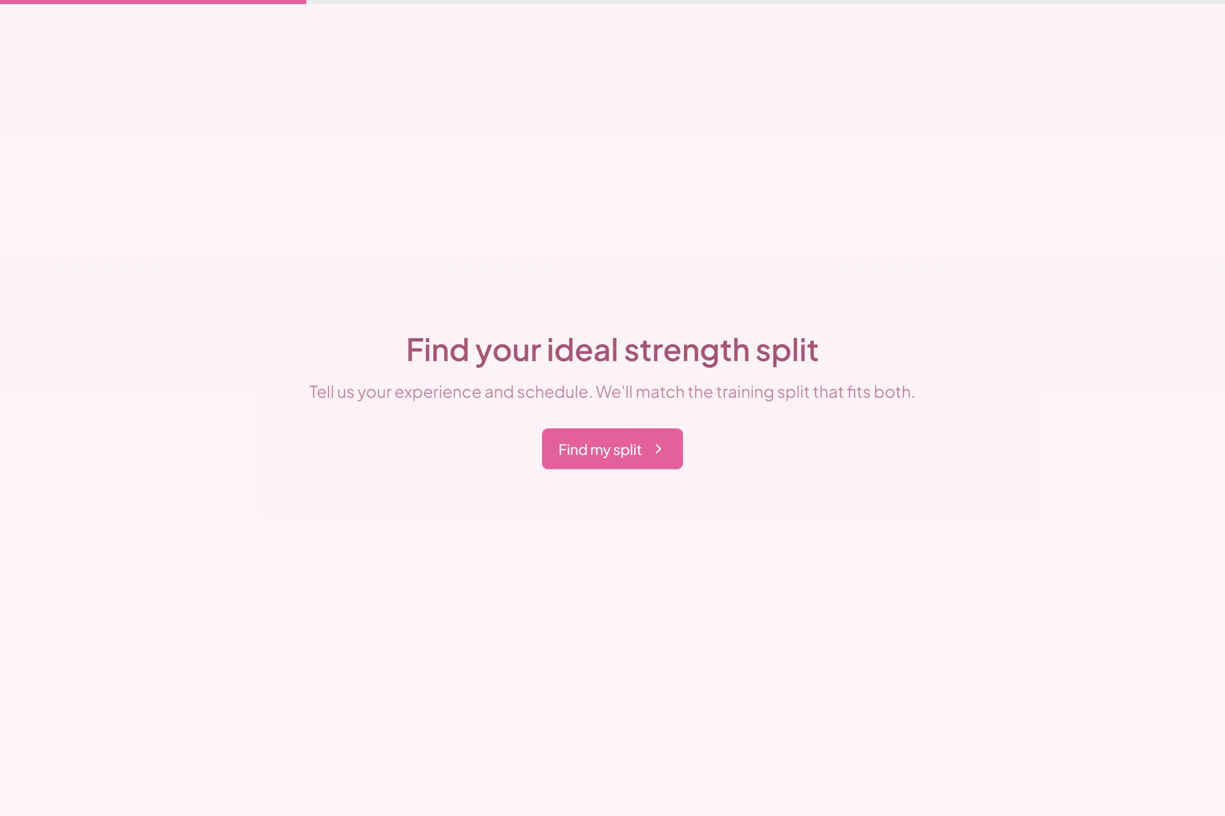 Strength Program Finder preview