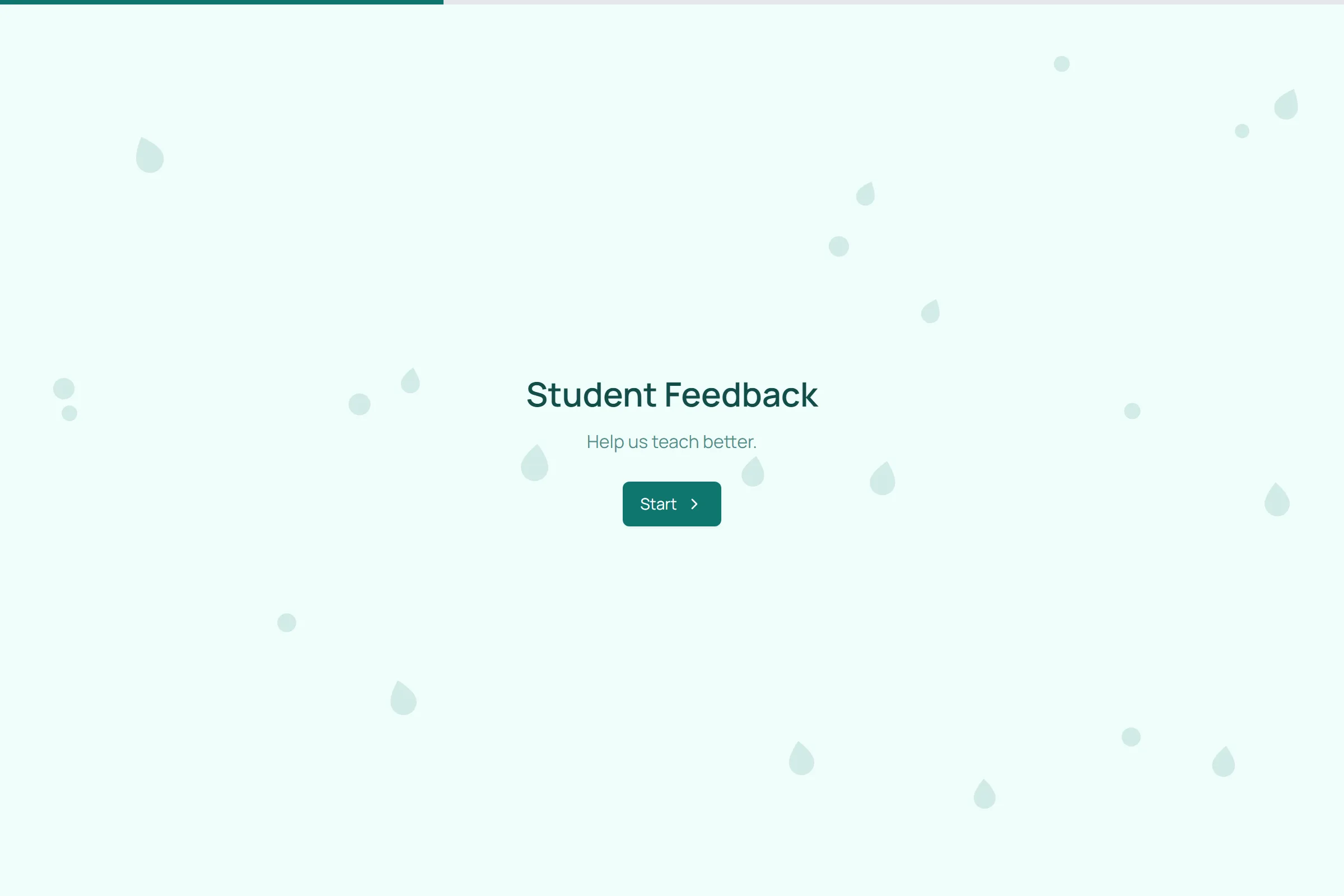 Student Feedback template preview