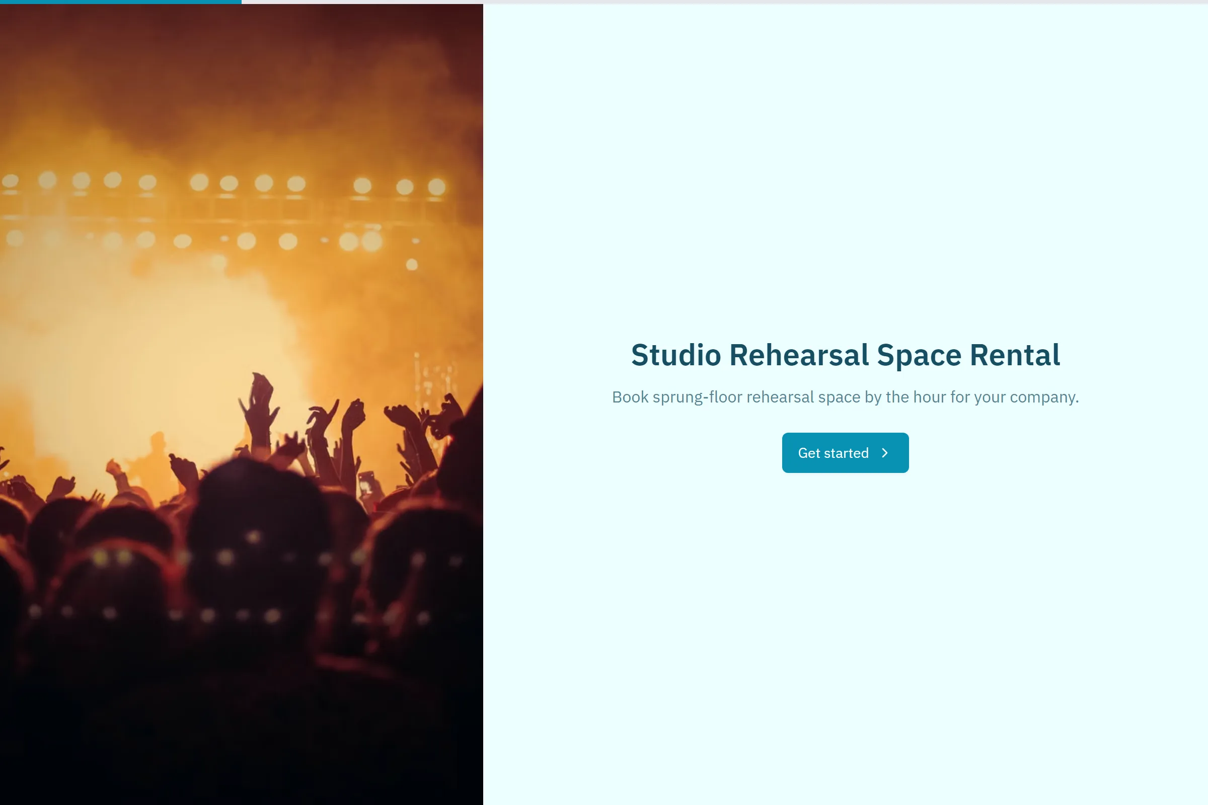 Studio Rehearsal Space Rental template preview
