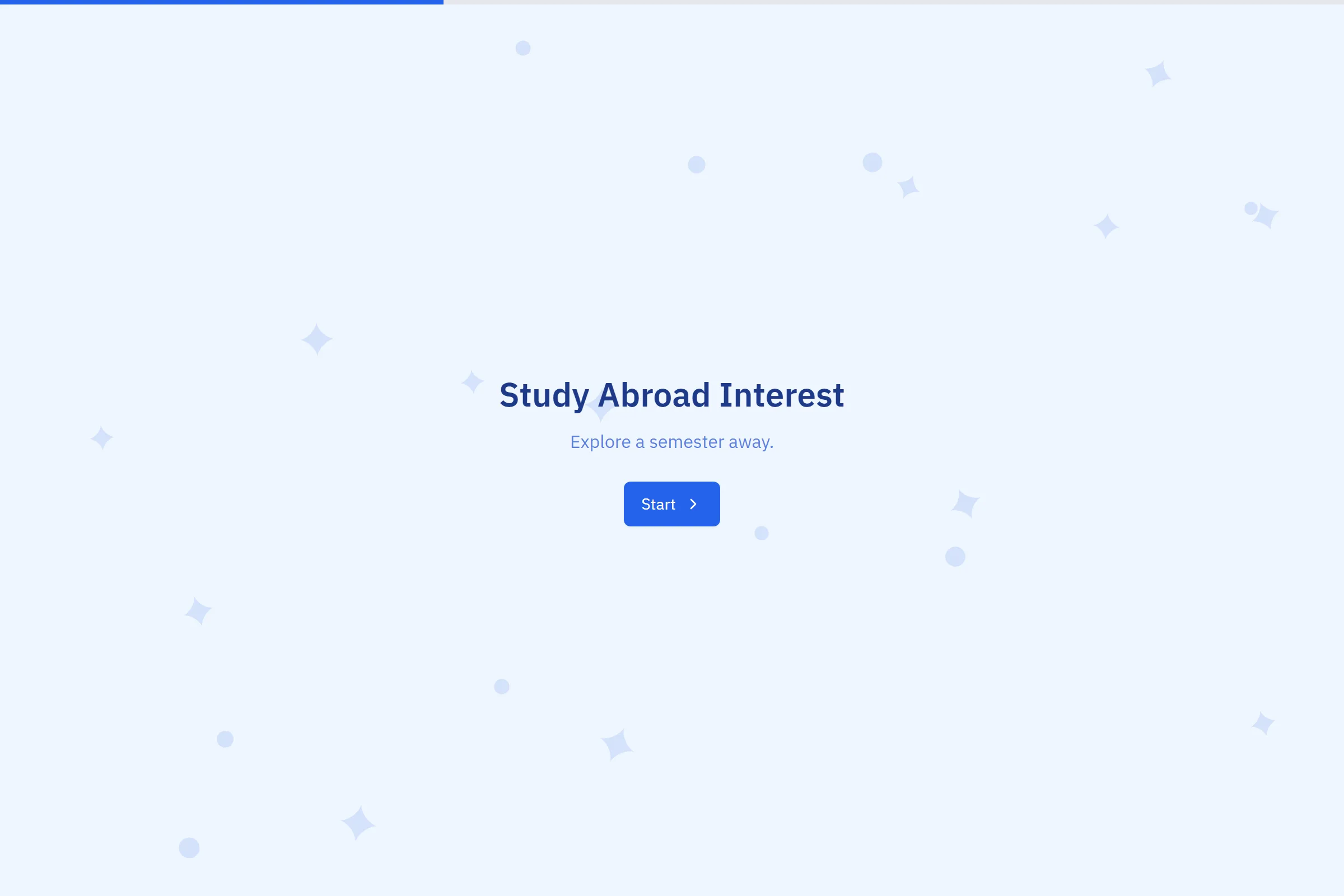 Study Abroad Interest template preview