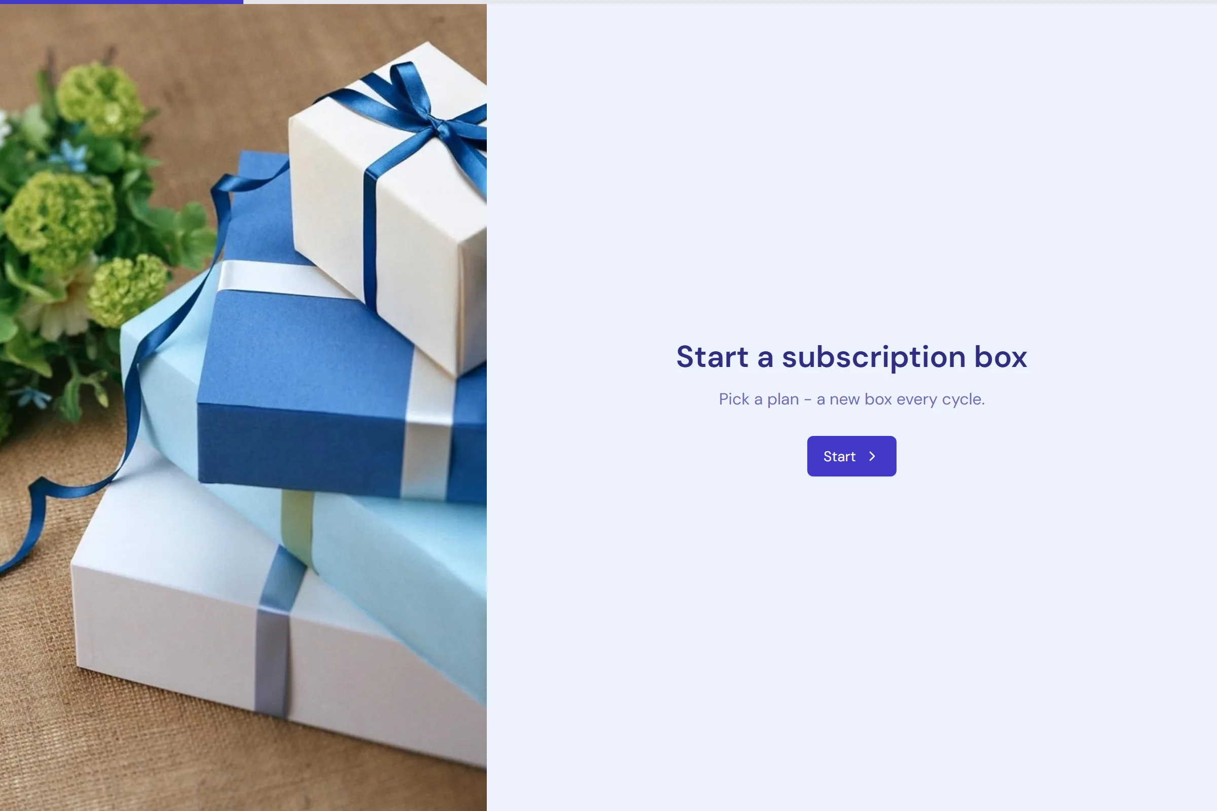 Subscription Box template preview