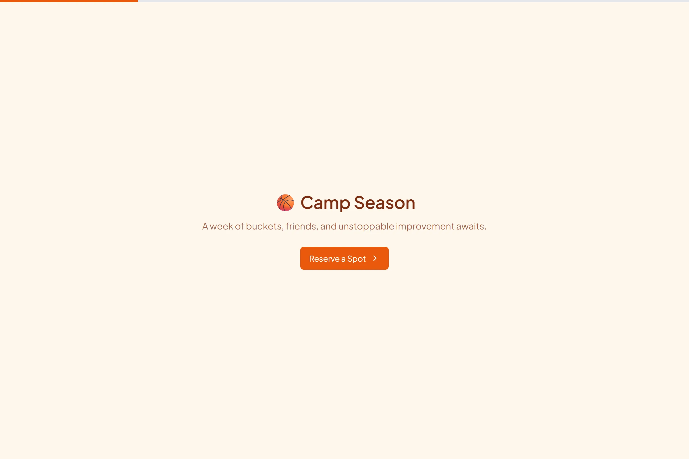 Summer Basketball Camp Signup template preview