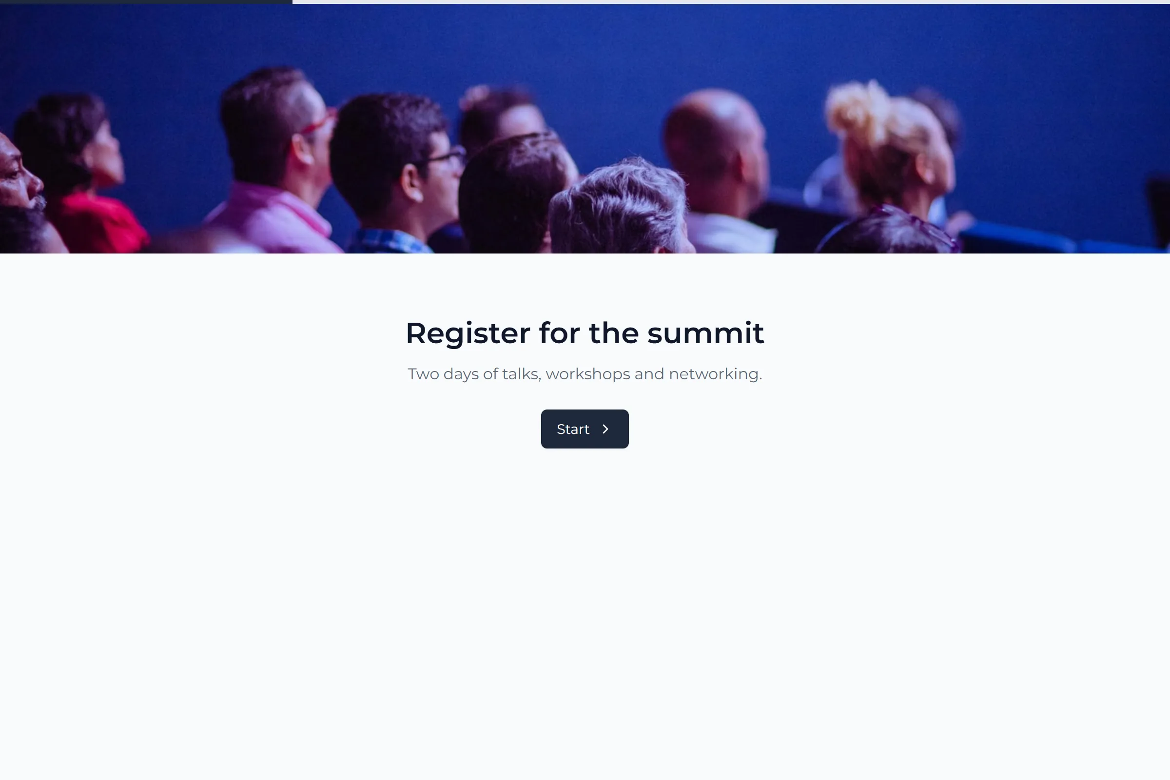 Summit Registration template preview
