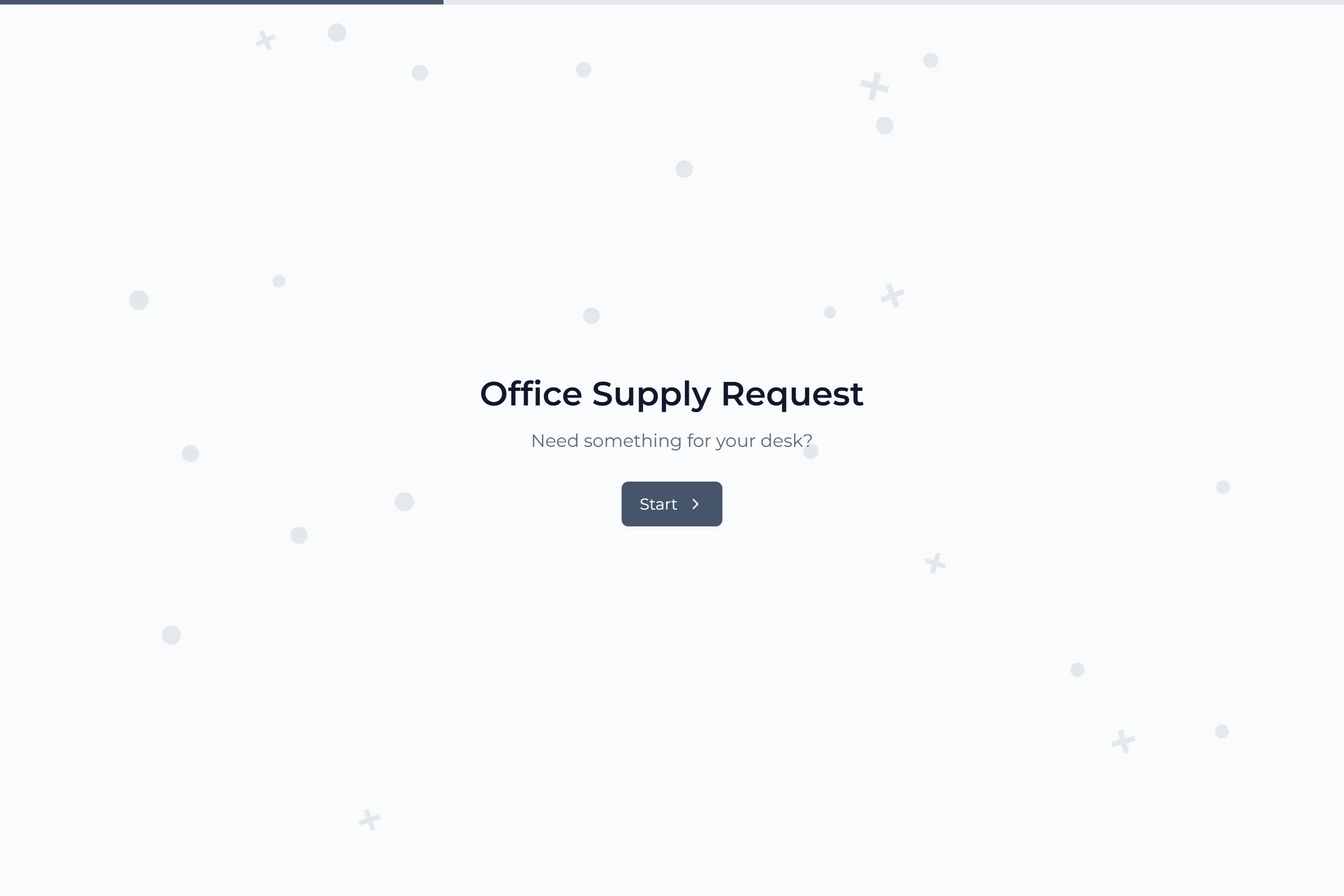 Office Supply Request template preview