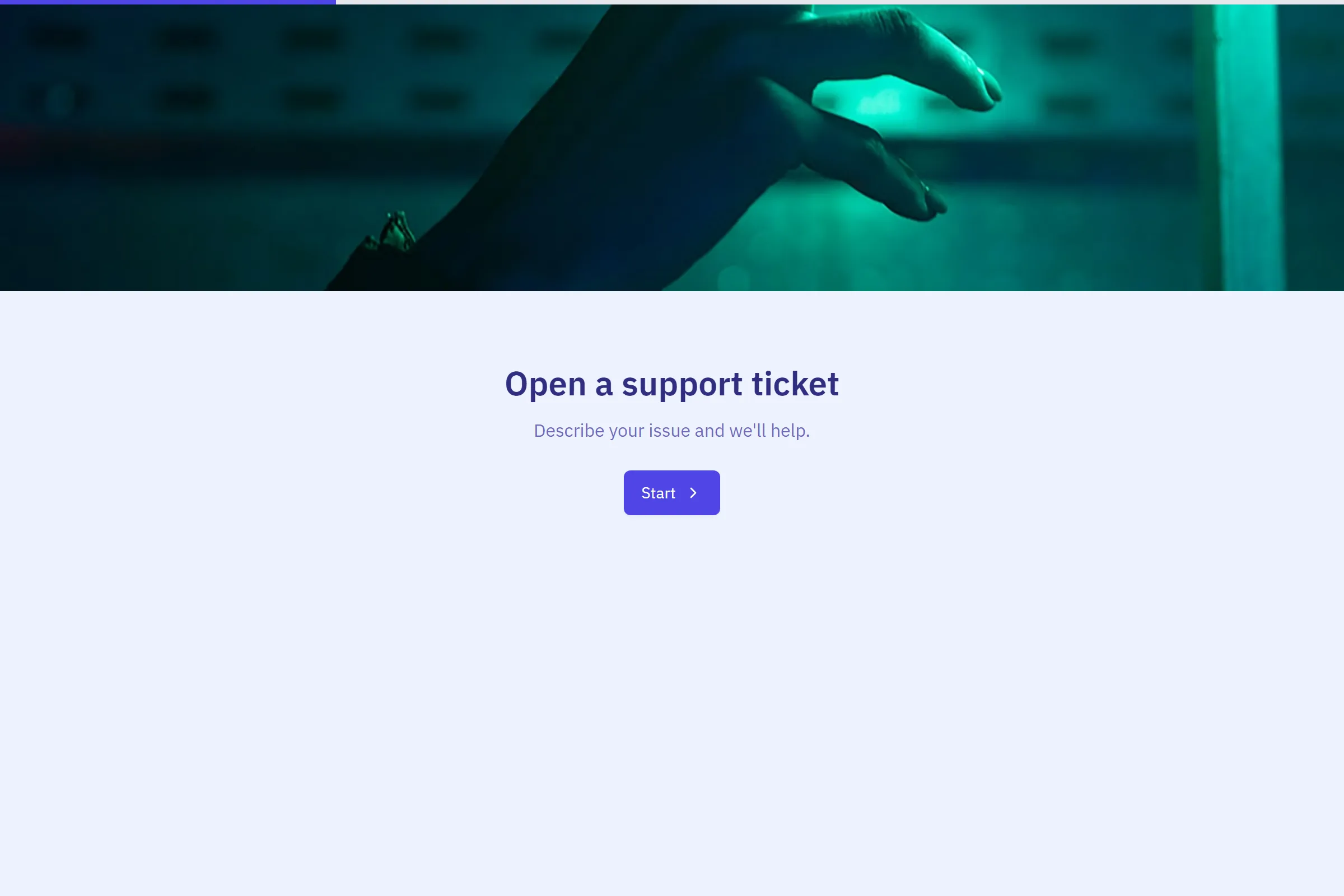 Support Ticket template preview
