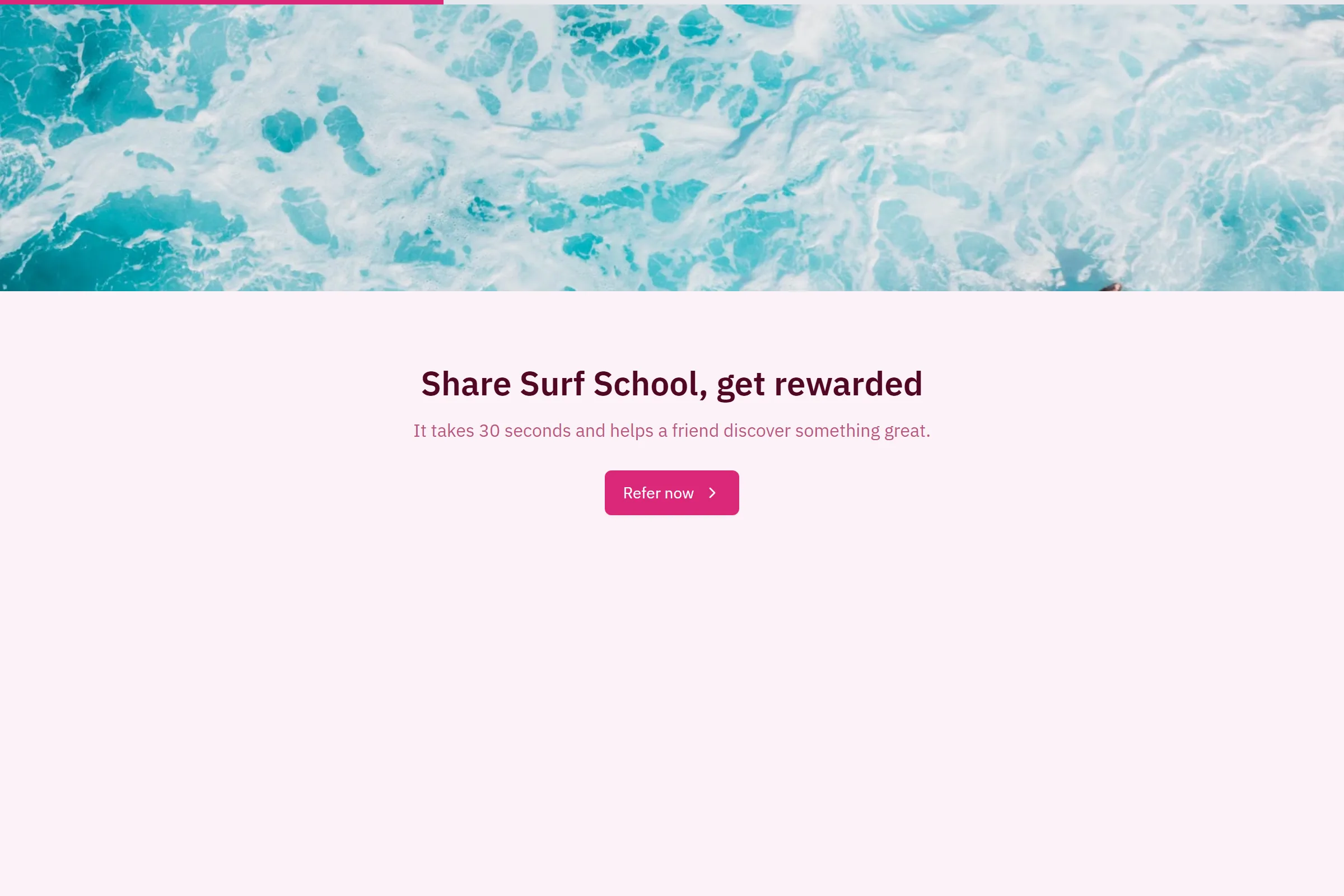Surf School Referral Form template preview