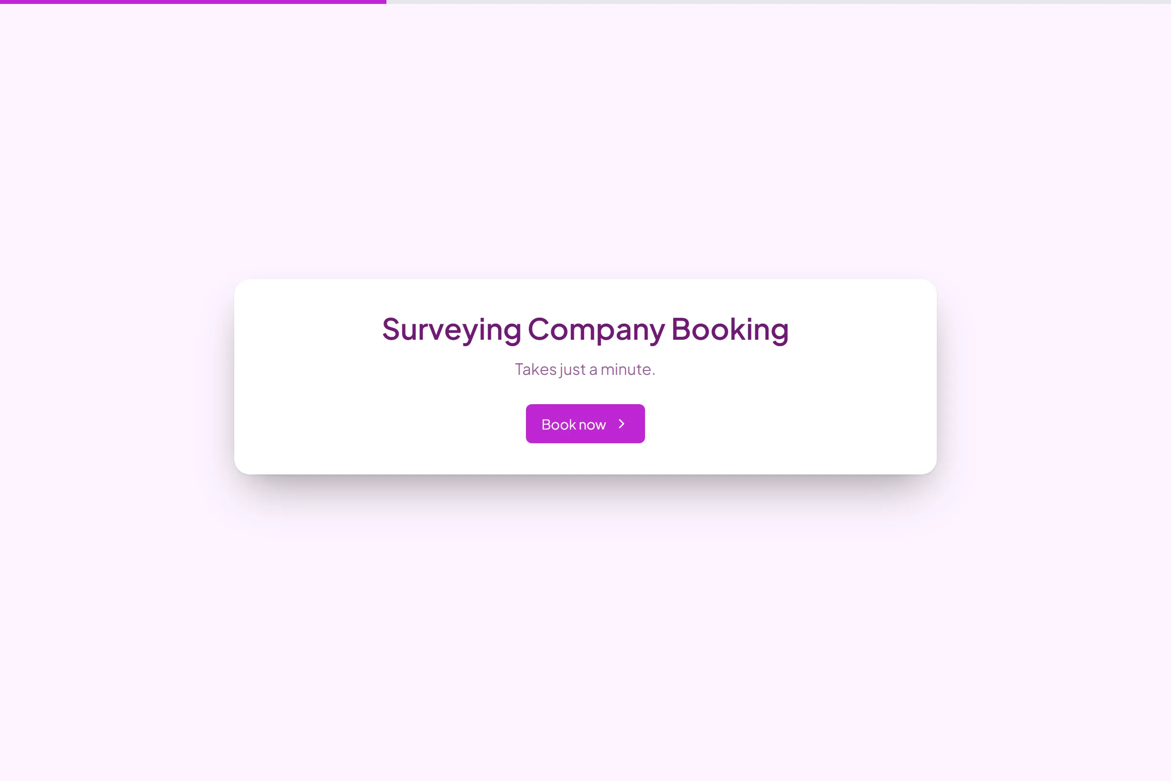 Surveying Company Booking template preview
